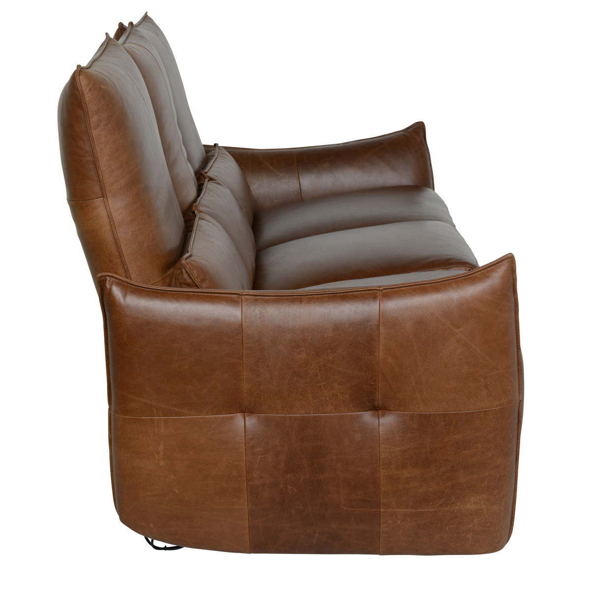 Amsterdam Top Grain Leather Recliner Sofa