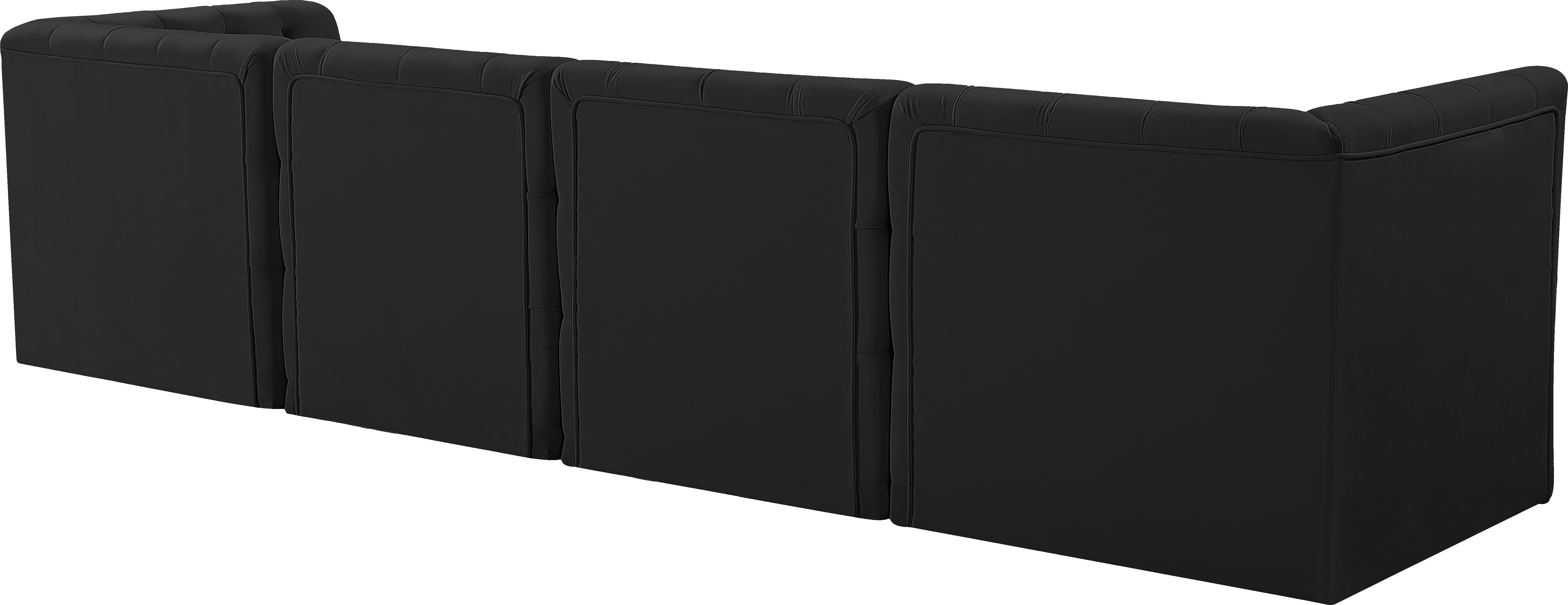 Tuft 128" Velvet Modular Sofa