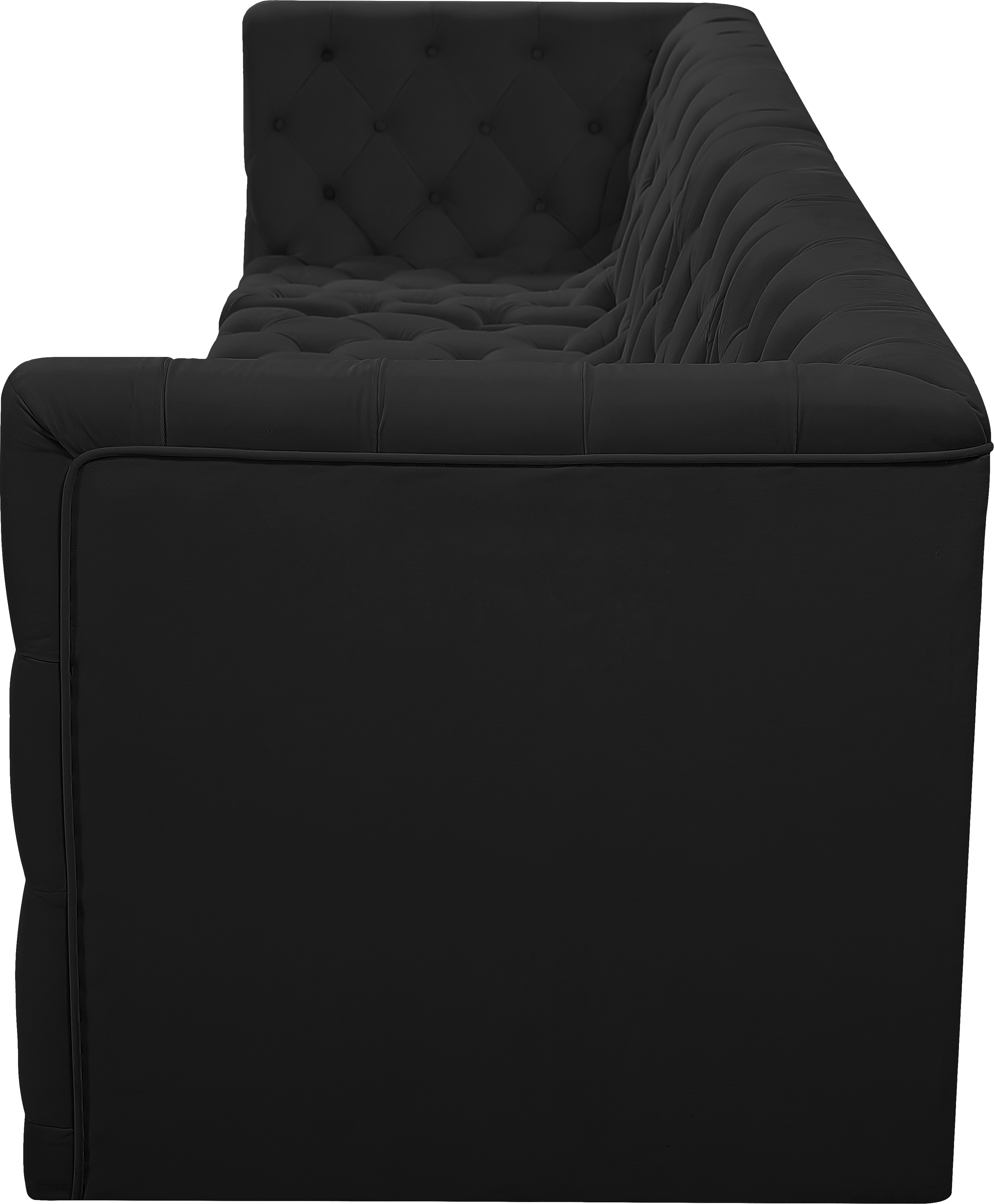 Tuft 128" Velvet Modular Sofa