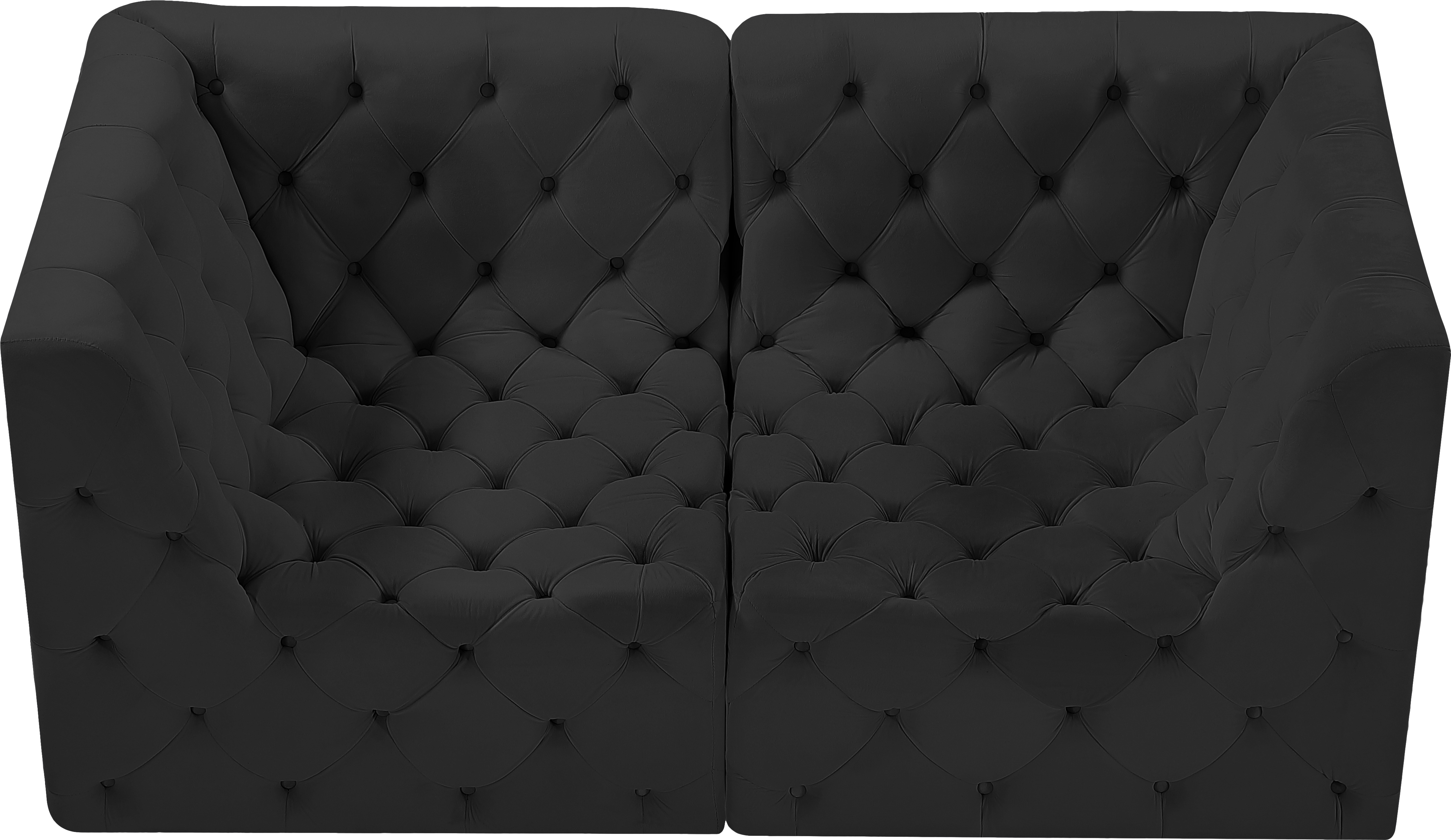 Tuft 70" Velvet Modular Sofa