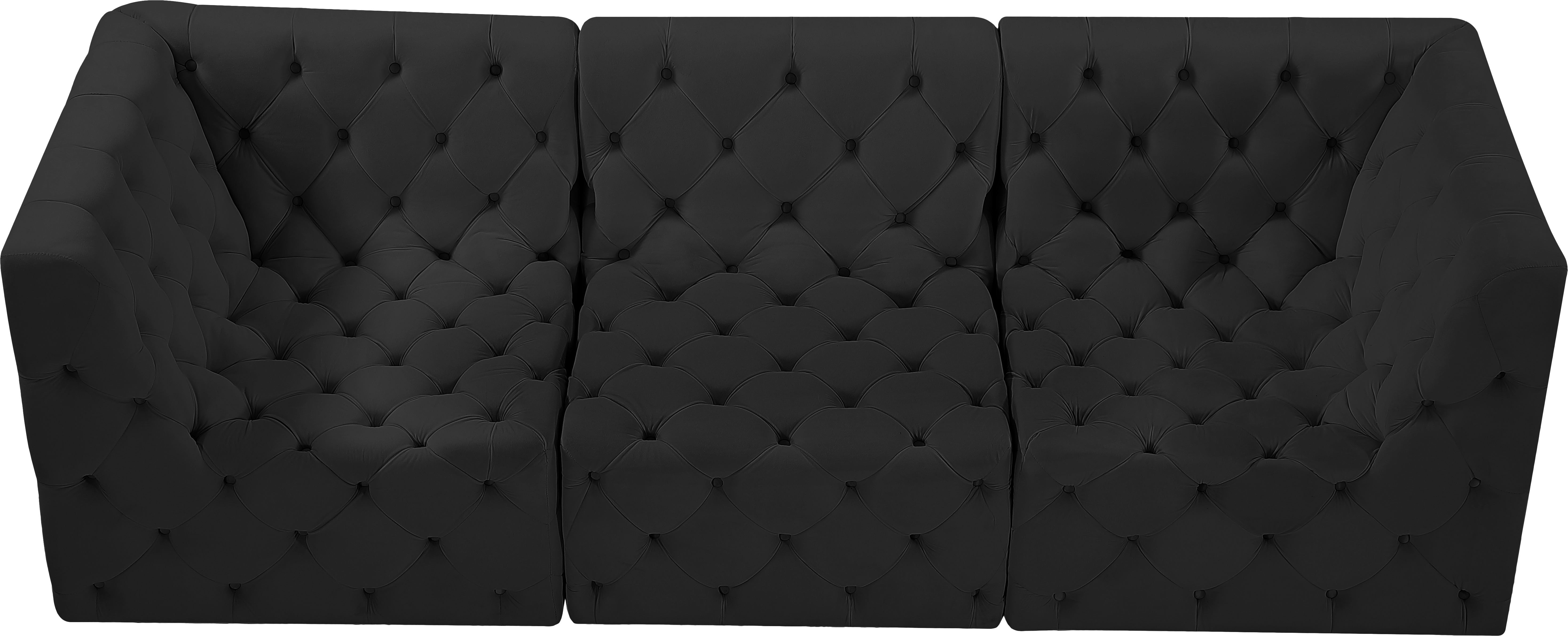 Tuft 99" Velvet Modular Sofa
