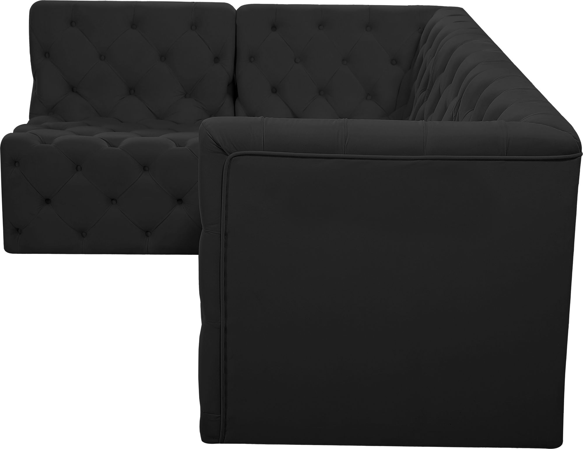 Tuft 99" 4-Piece Velvet Modular Sectional
