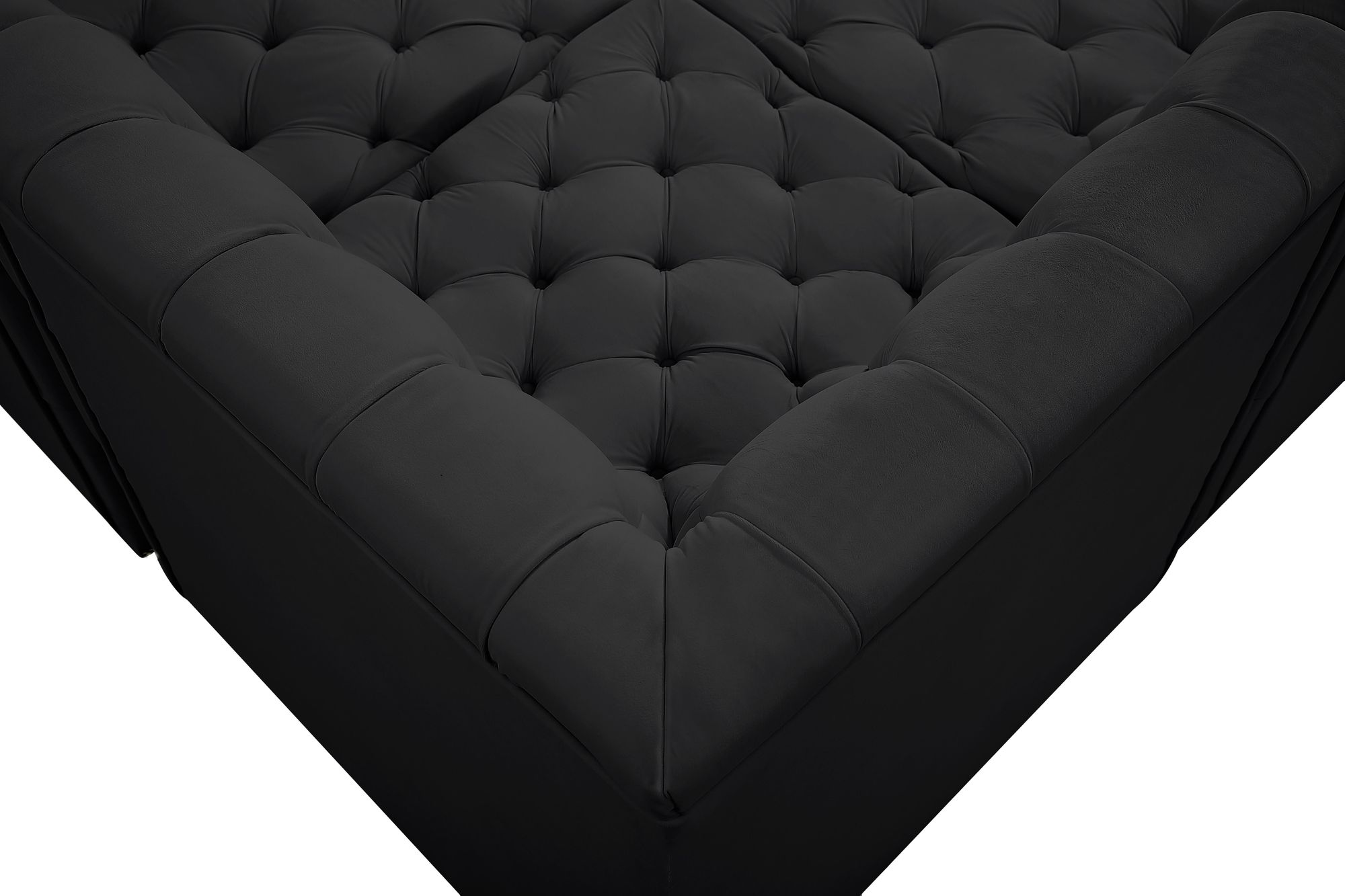Tuft 99" 4-Piece Velvet Modular Sectional