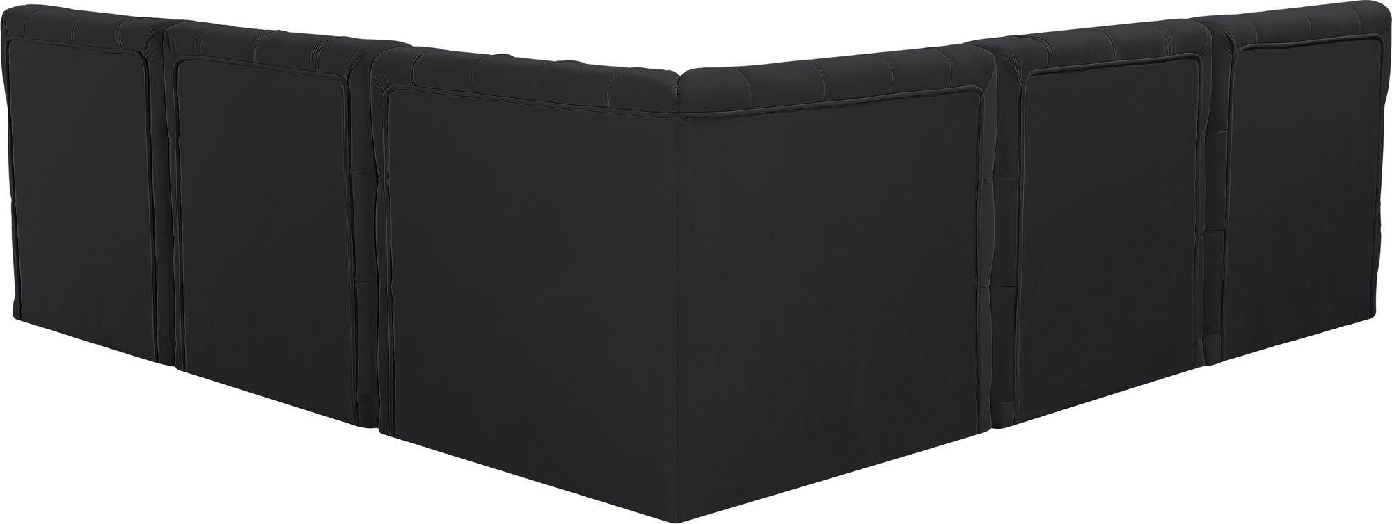 Tuft 93" 5-Piece Velvet Modular Armless Sectional