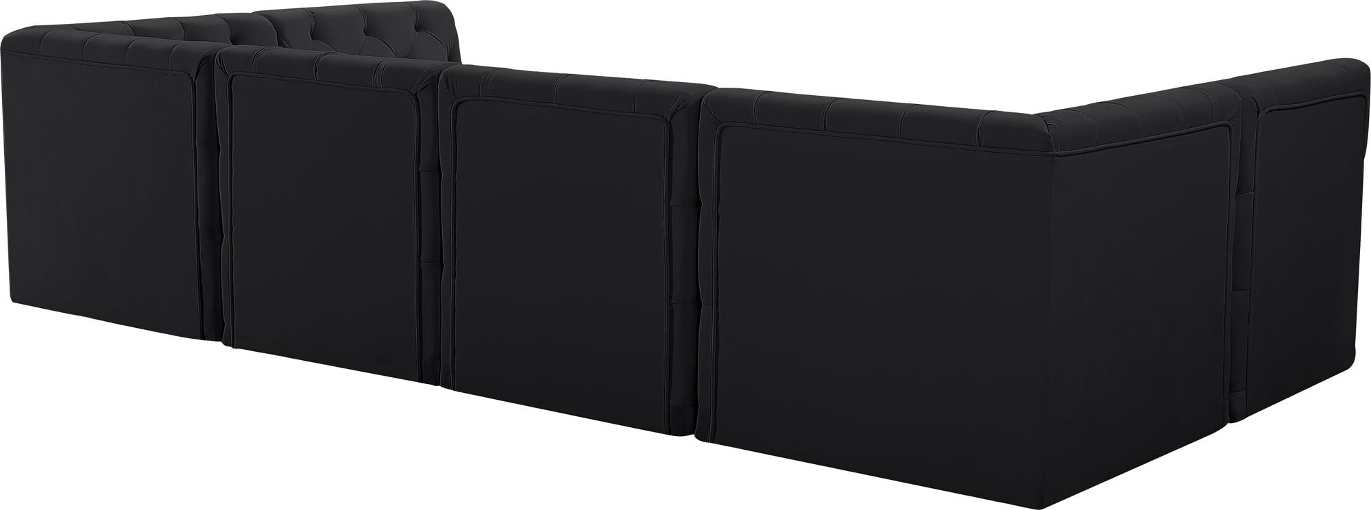Tuft 128" 6-Piece Velvet Modular U-Shape Sectional