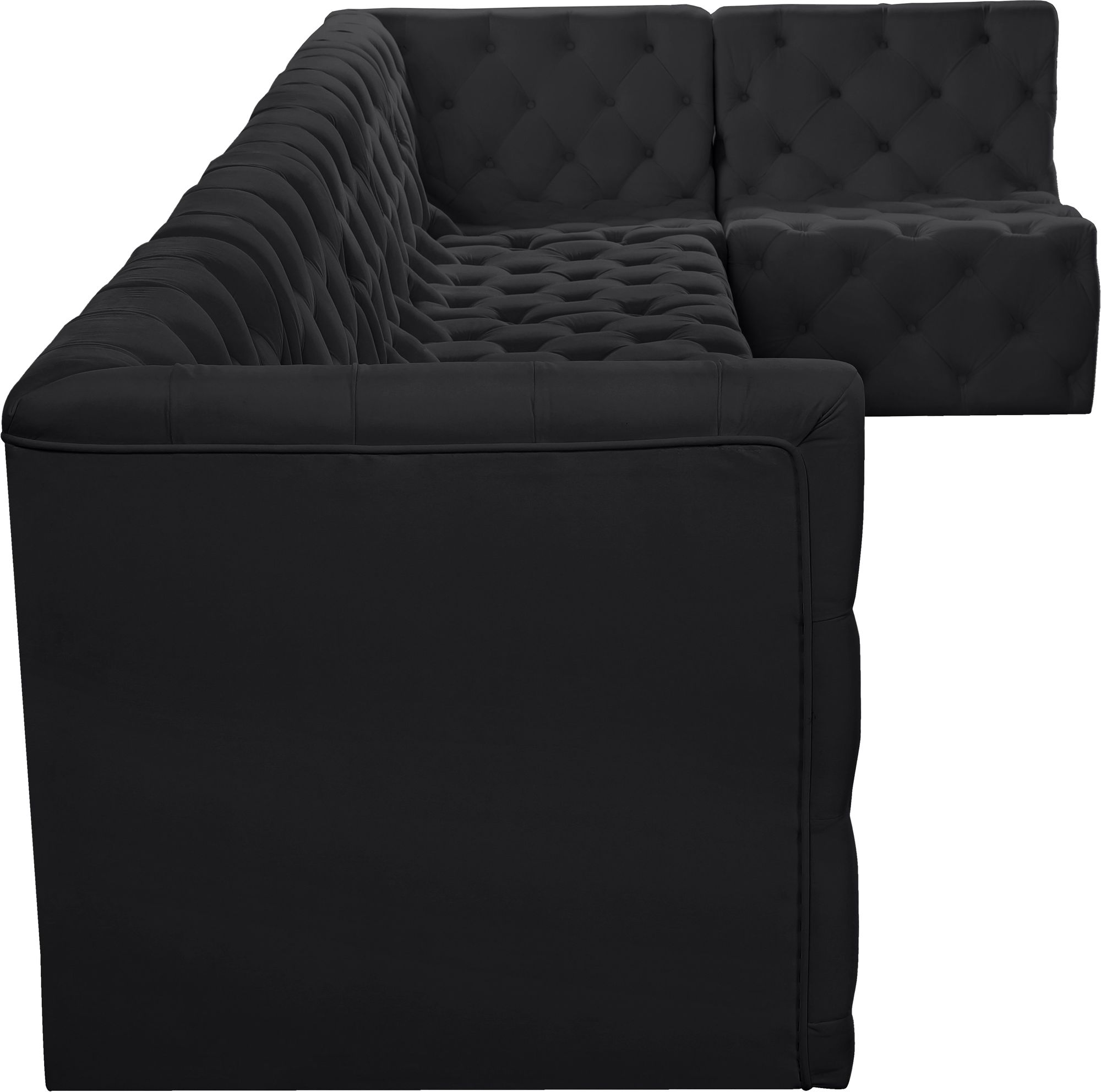 Tuft 157" 6-Piece Velvet Modular Sectional