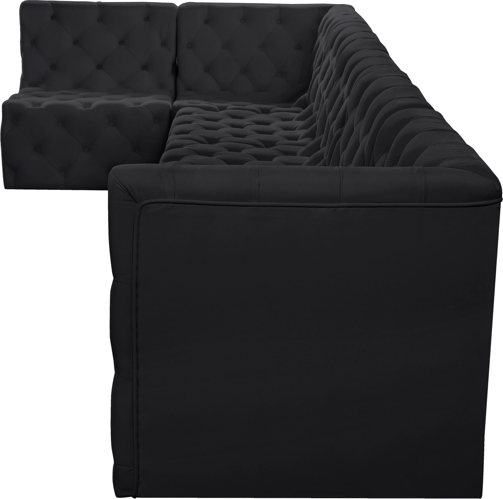 Tuft 157" 6-Piece Velvet Modular Sectional