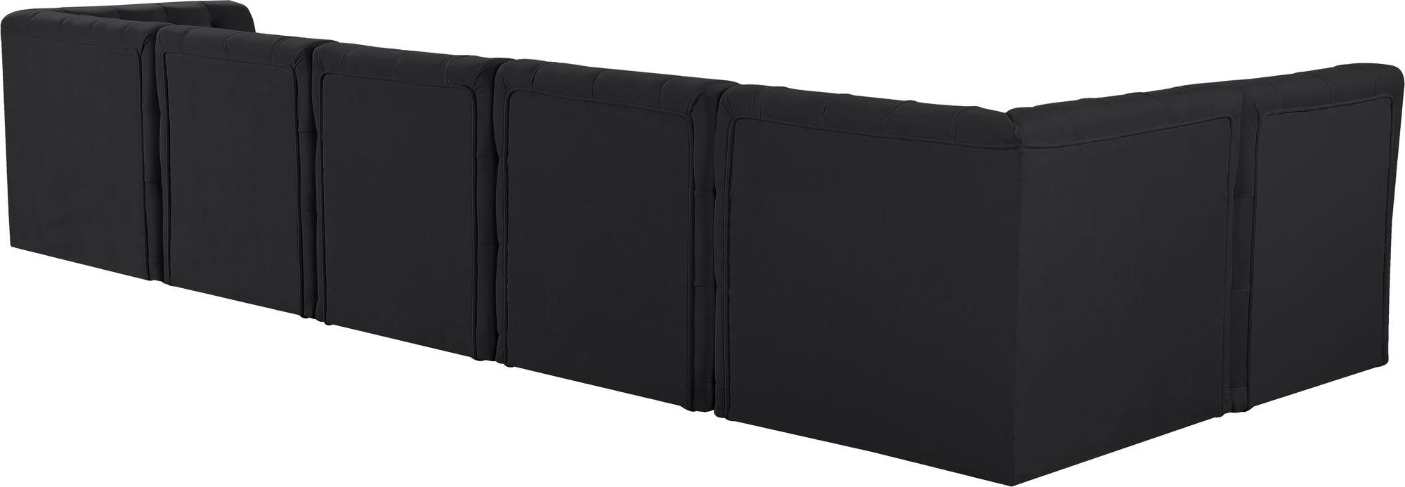 Tuft 157" 6-Piece Velvet Modular Sectional