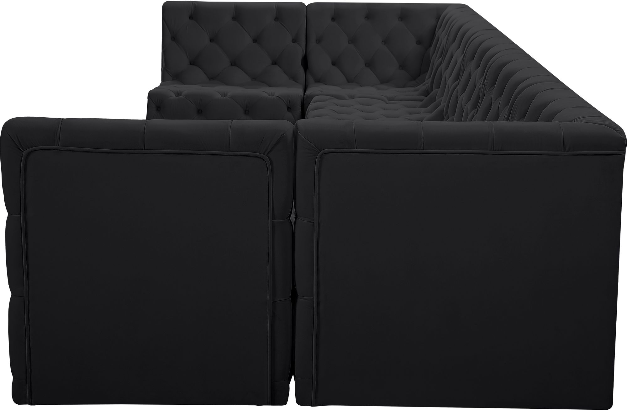 Tuft 157" 7-Piece Velvet Modular Sectional