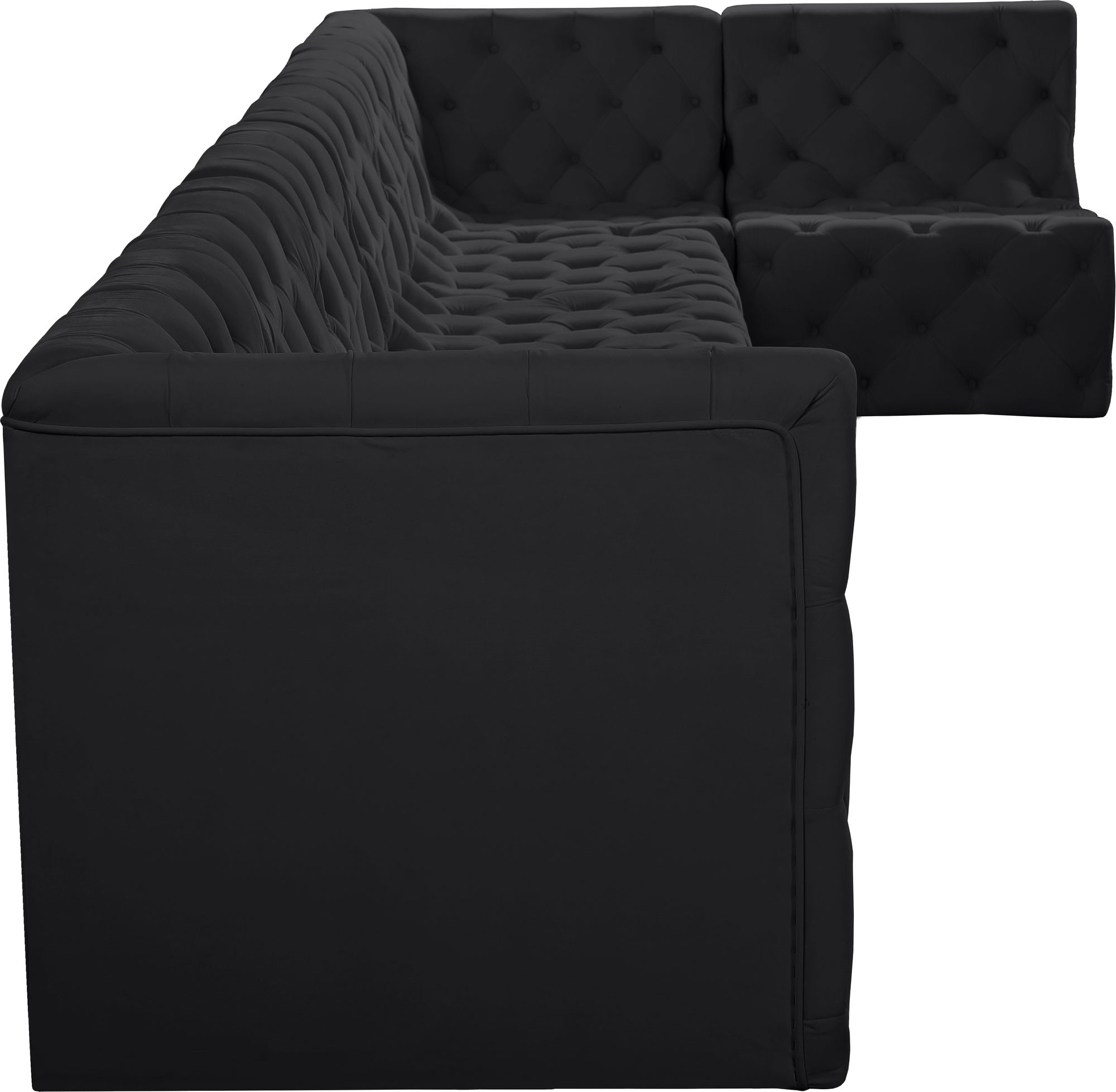 Tuft 186" 7-Piece Velvet Modular Sectional