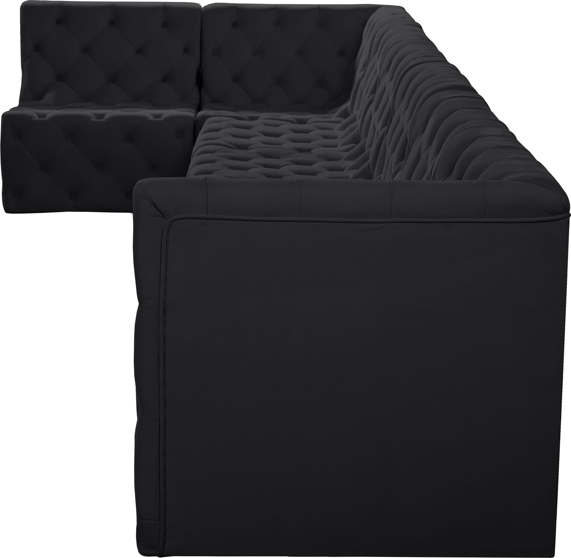 Tuft 186" 7-Piece Velvet Modular Sectional