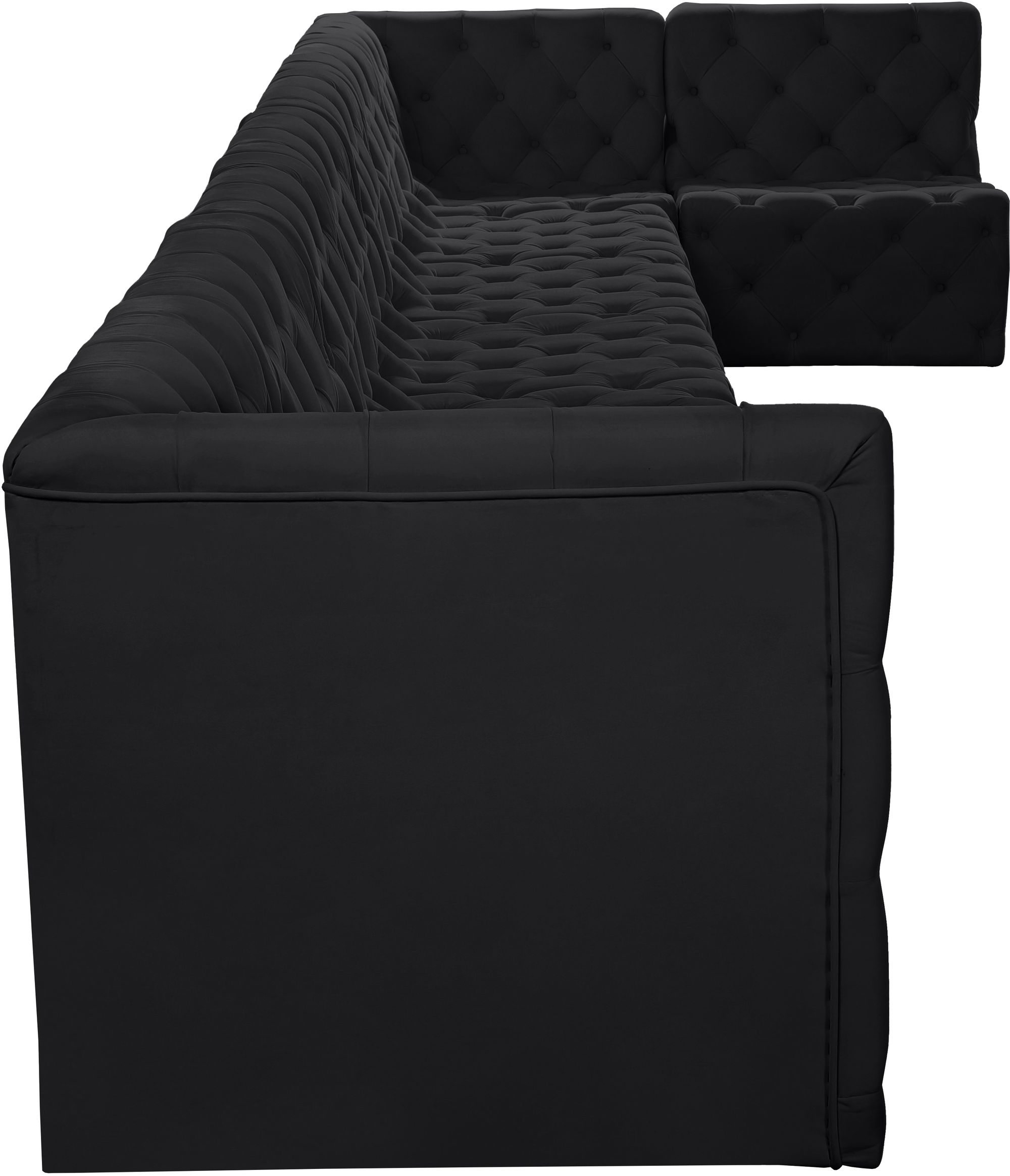 Tuft 186" 8-Piece Velvet Modular Sectional