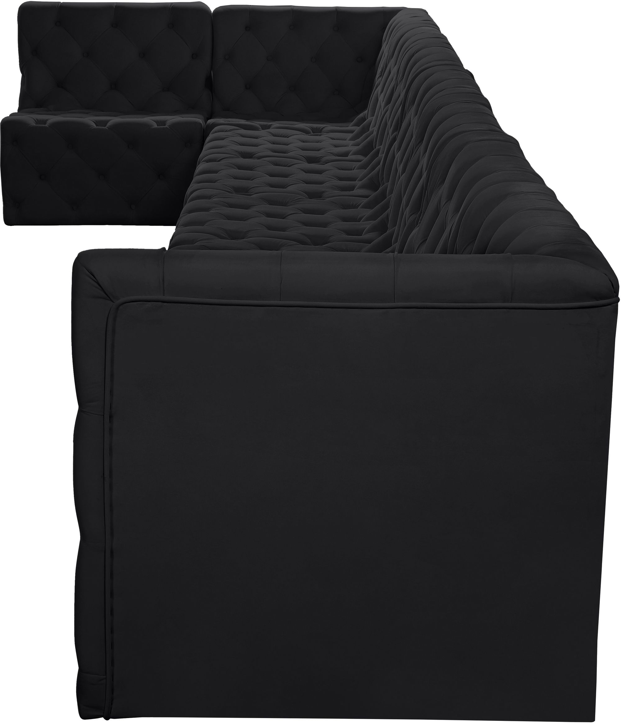 Tuft 186" 8-Piece Velvet Modular Sectional