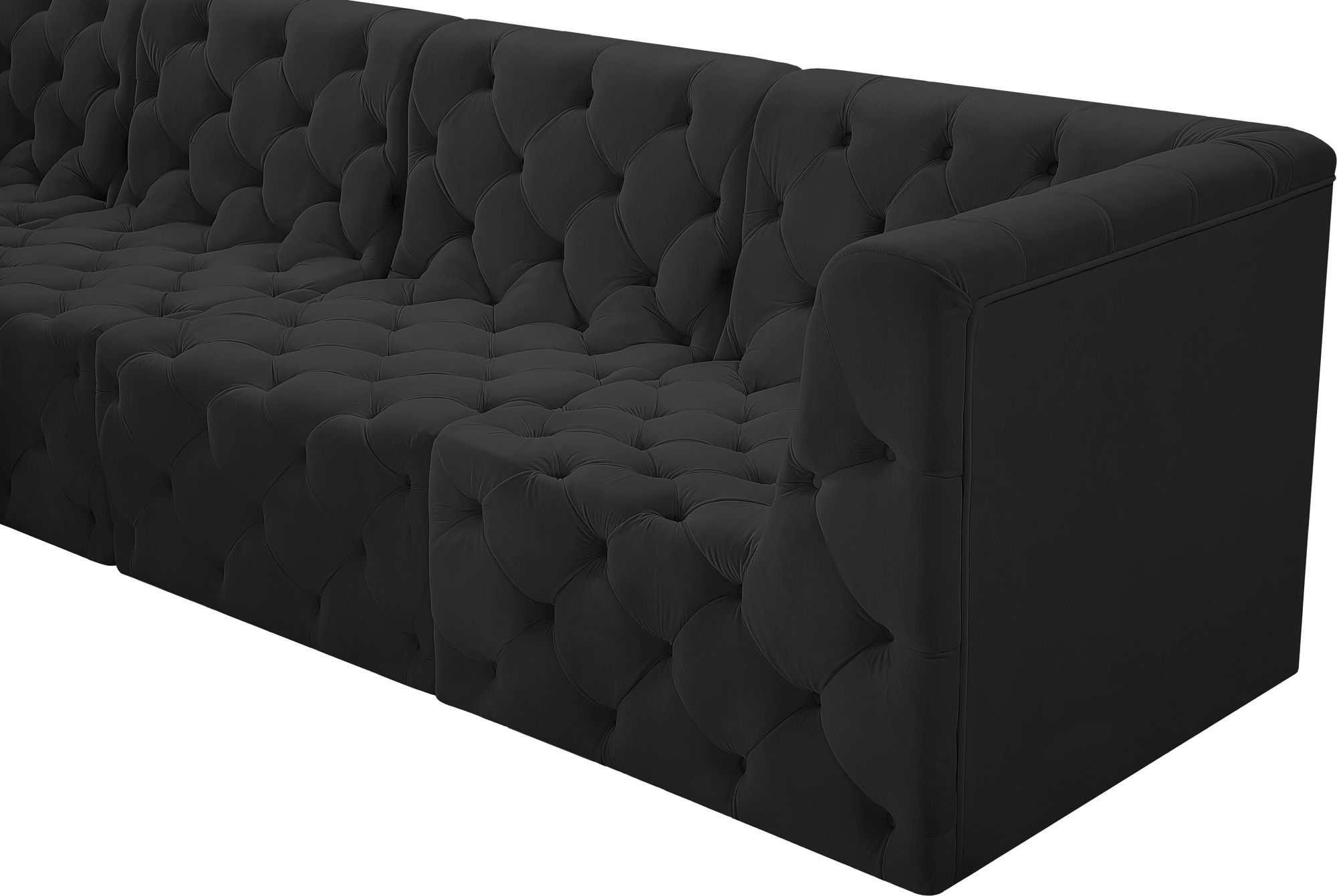 Tuft 186" 8-Piece Velvet Modular Sectional