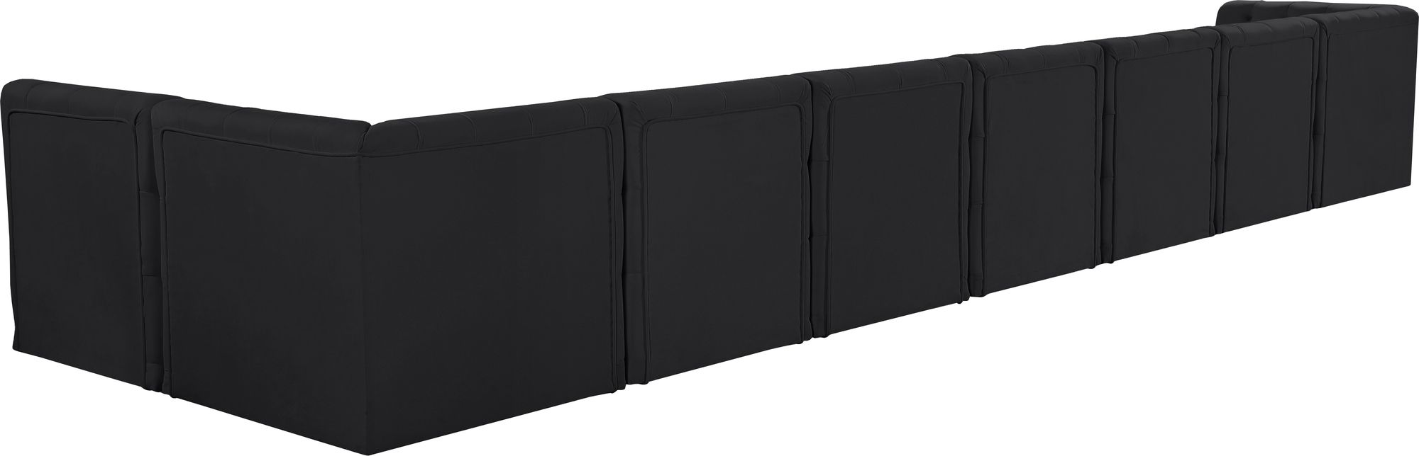 Tuft 186" 8-Piece Velvet Modular Sectional