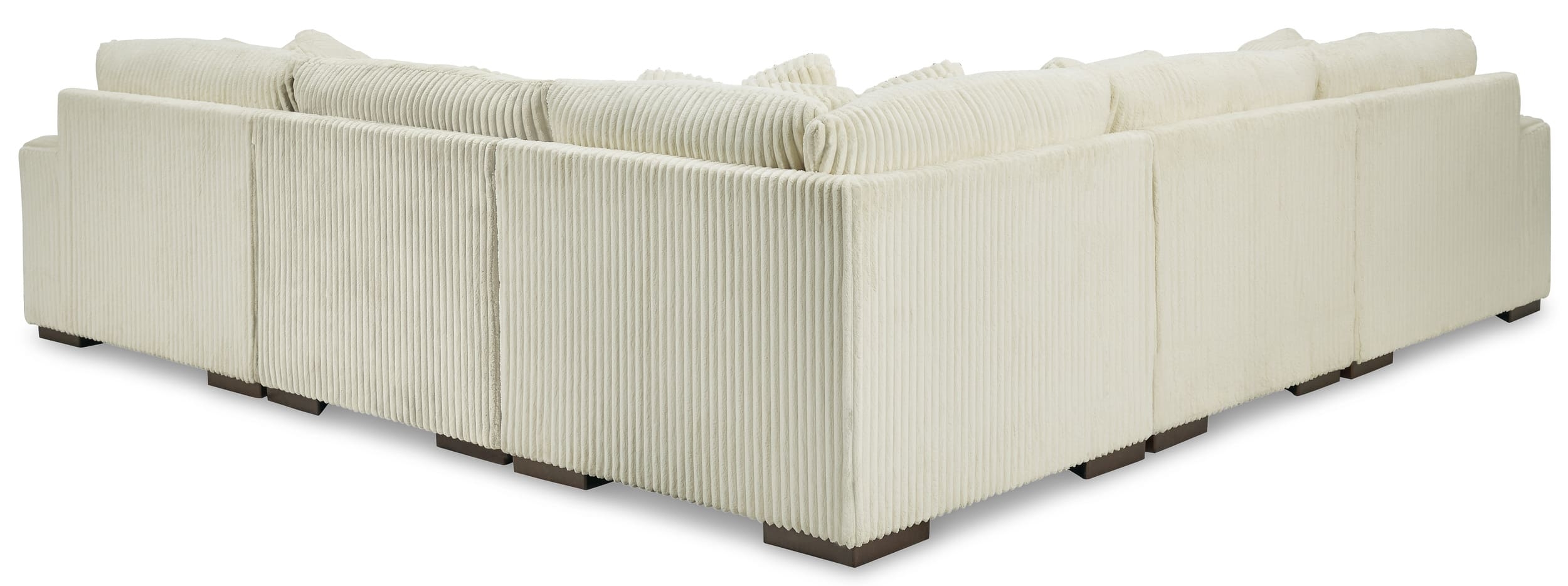 Lindyn 5-Piece Polyester U-Shaped Sectional Sofa w/Right Arm Chaise Facing
