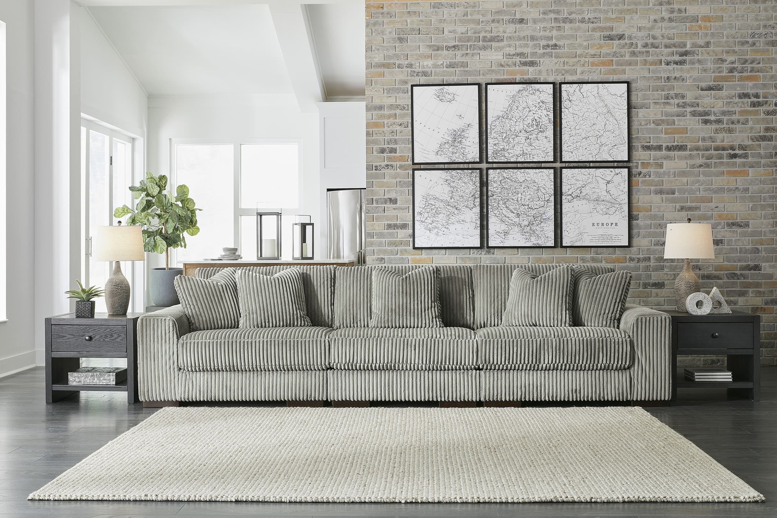 Lindyn 3-Piece Polyester Sofa
