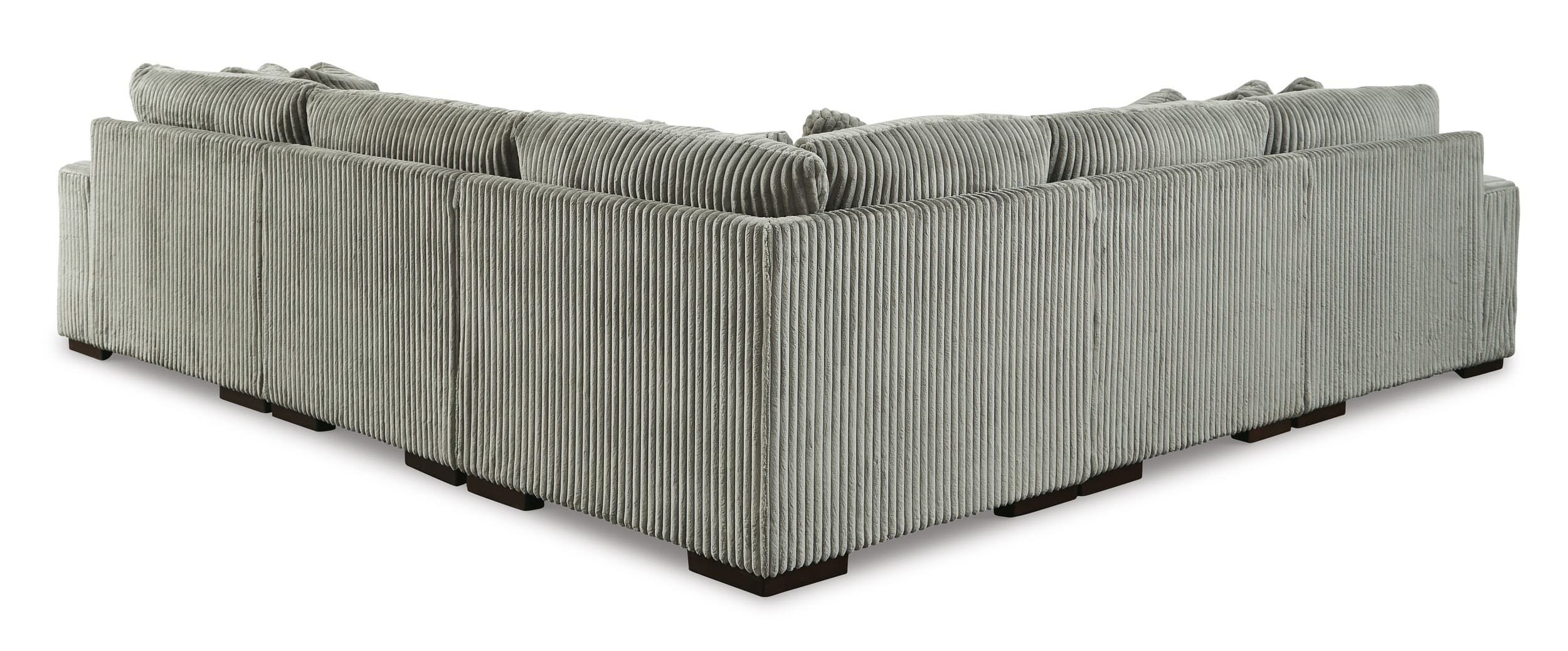 Lindyn 5-Piece Polyester U-Shaped Sectional Sofa w/Left Arm Chaise Facing