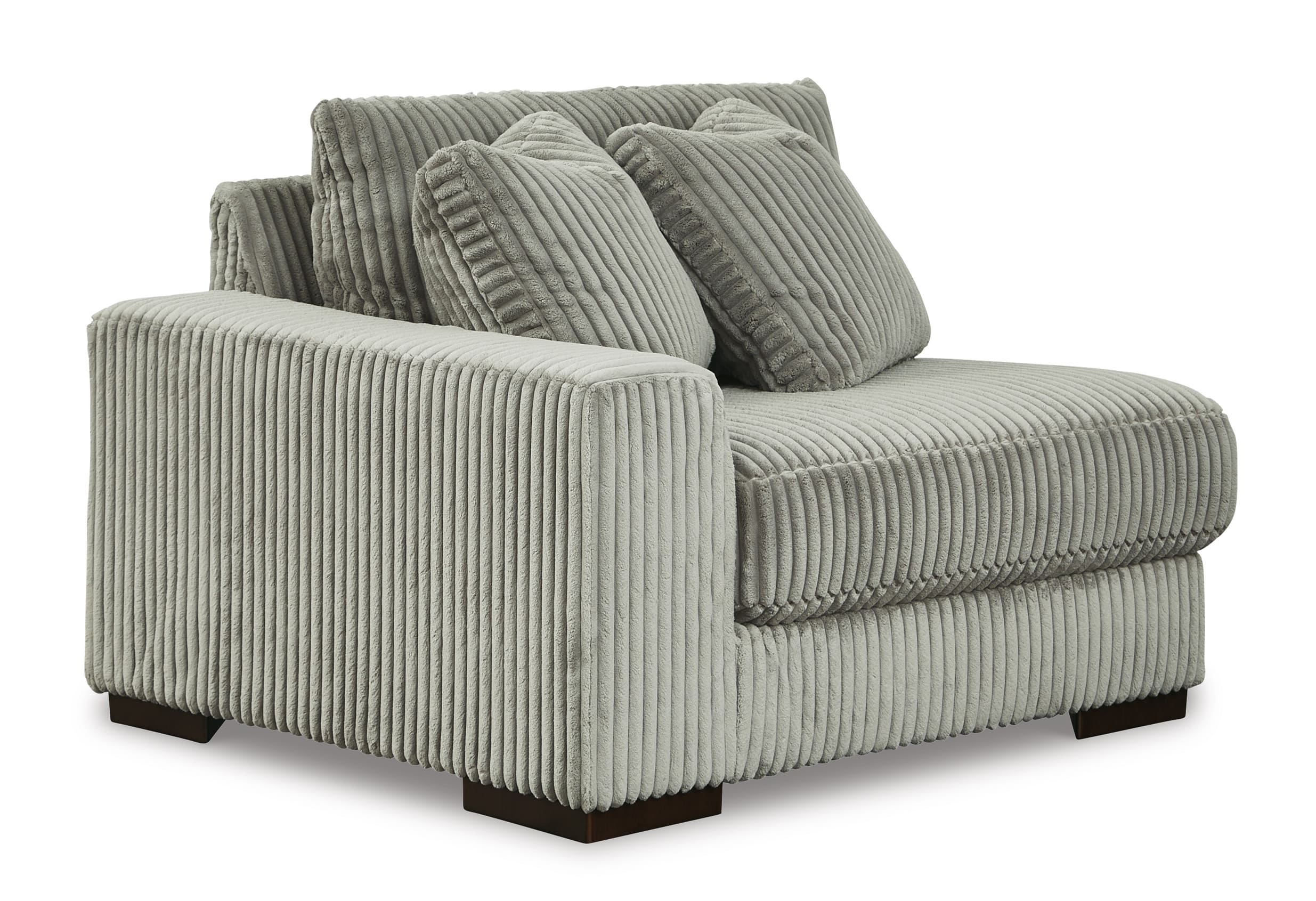 Ashley Lindyn 2-Piece Fog Loveseat Right Facing Sectional