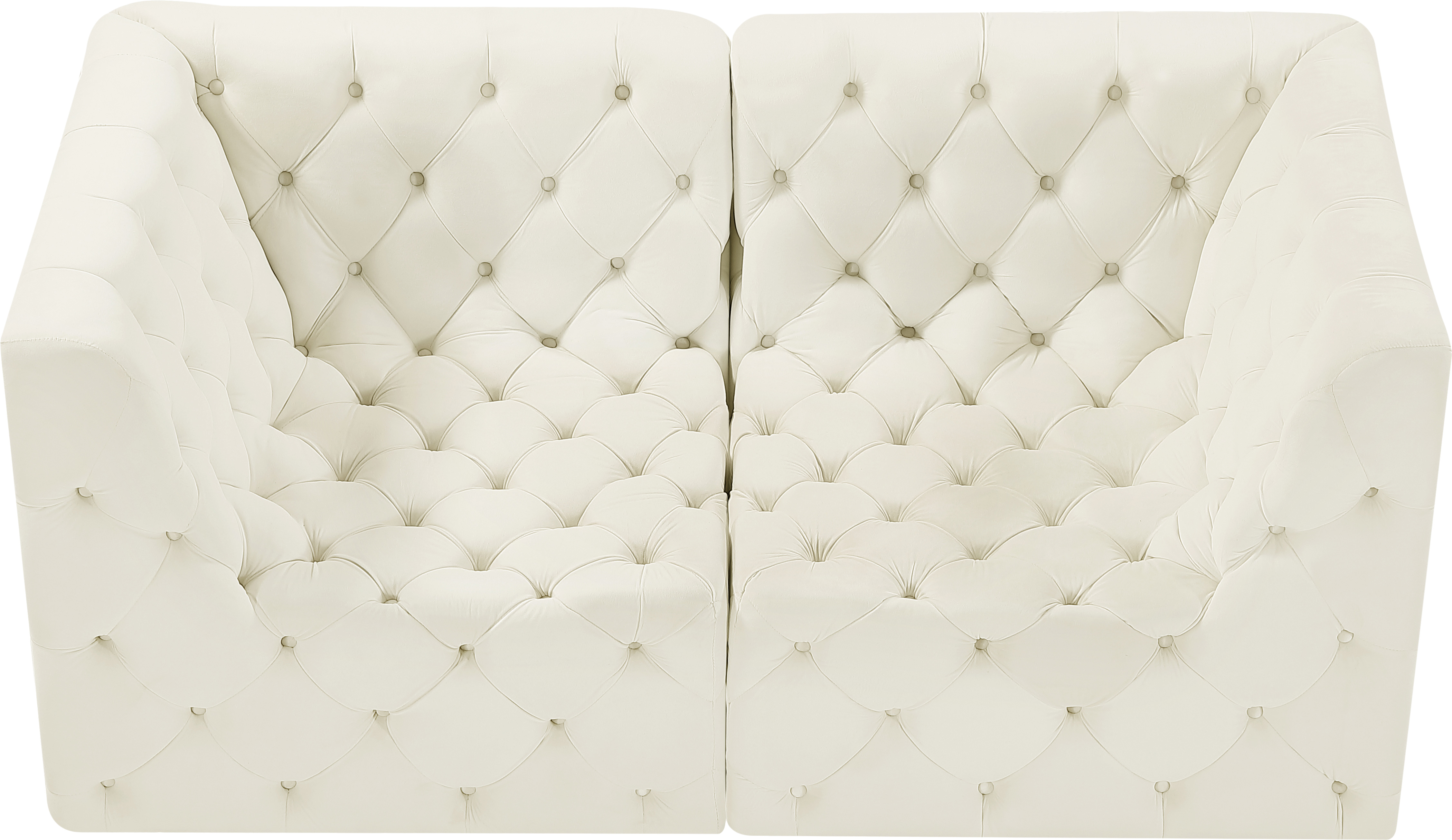 Tuft 70" Velvet Modular Sofa