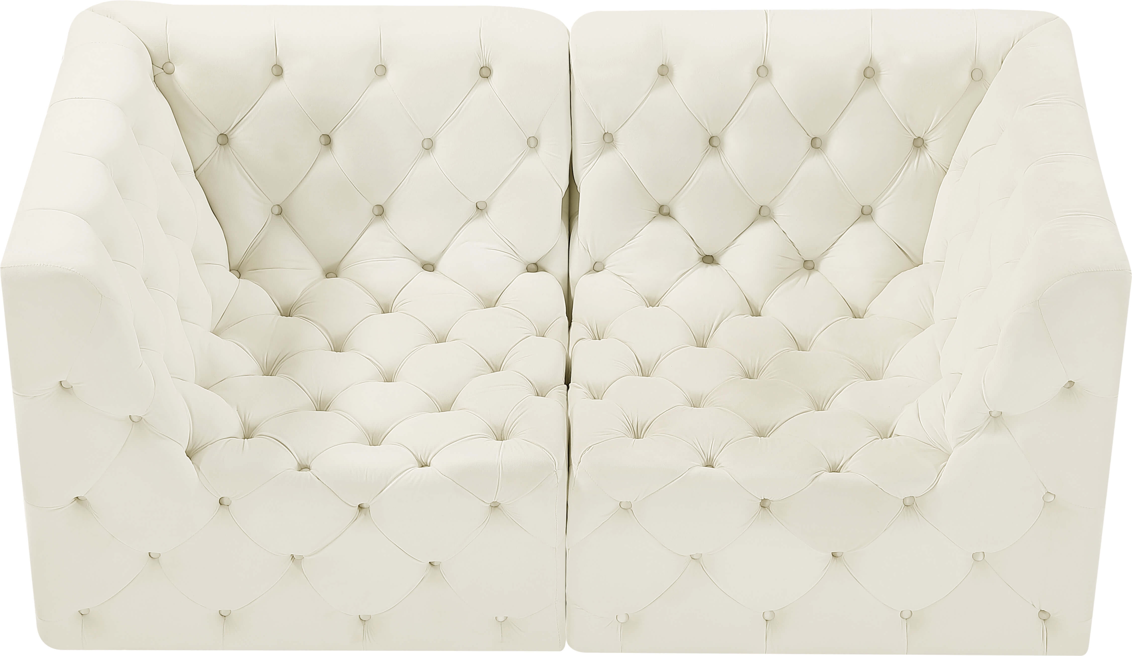 Tuft 70" Velvet Modular Sofa