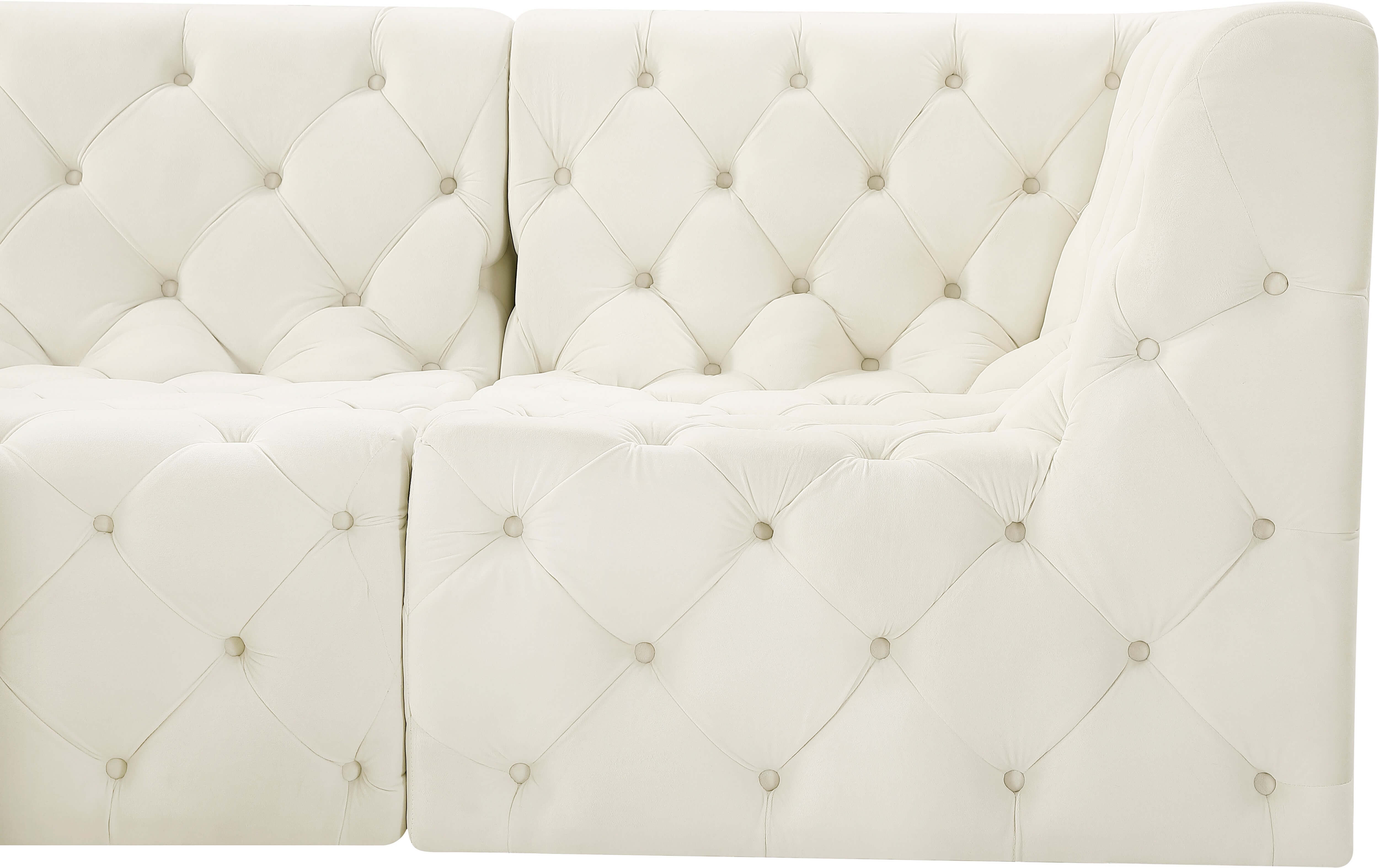 Tuft 70" Velvet Modular Sofa
