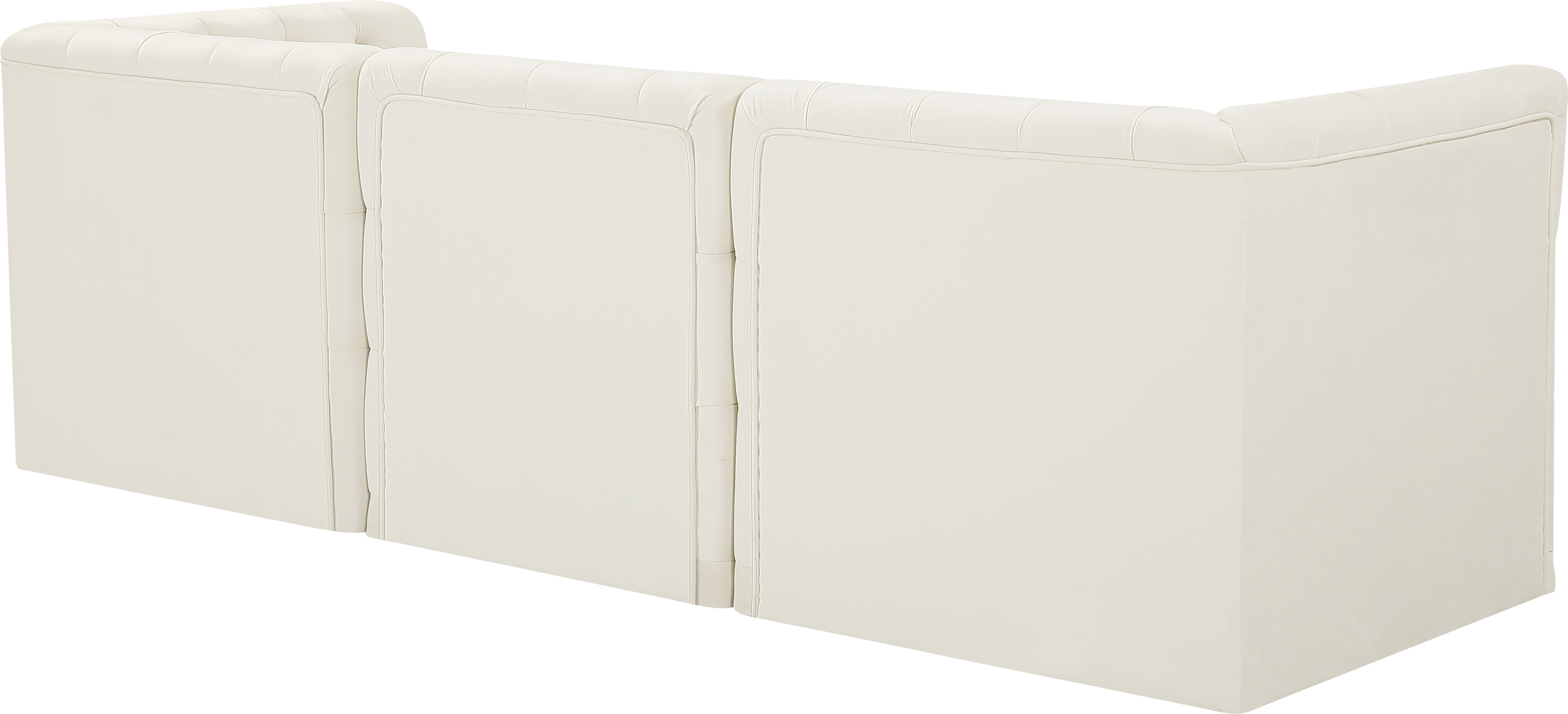 Tuft 99" Velvet Modular Sofa