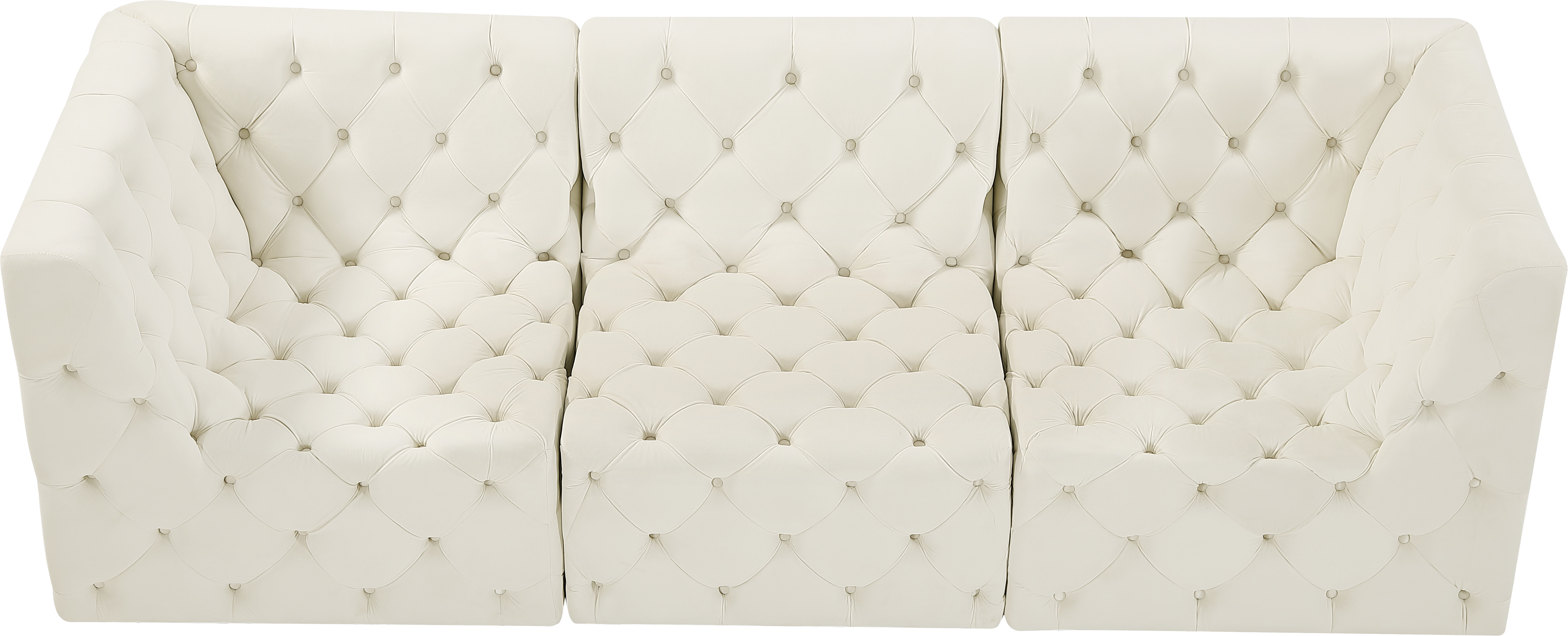 Tuft 99" Velvet Modular Sofa