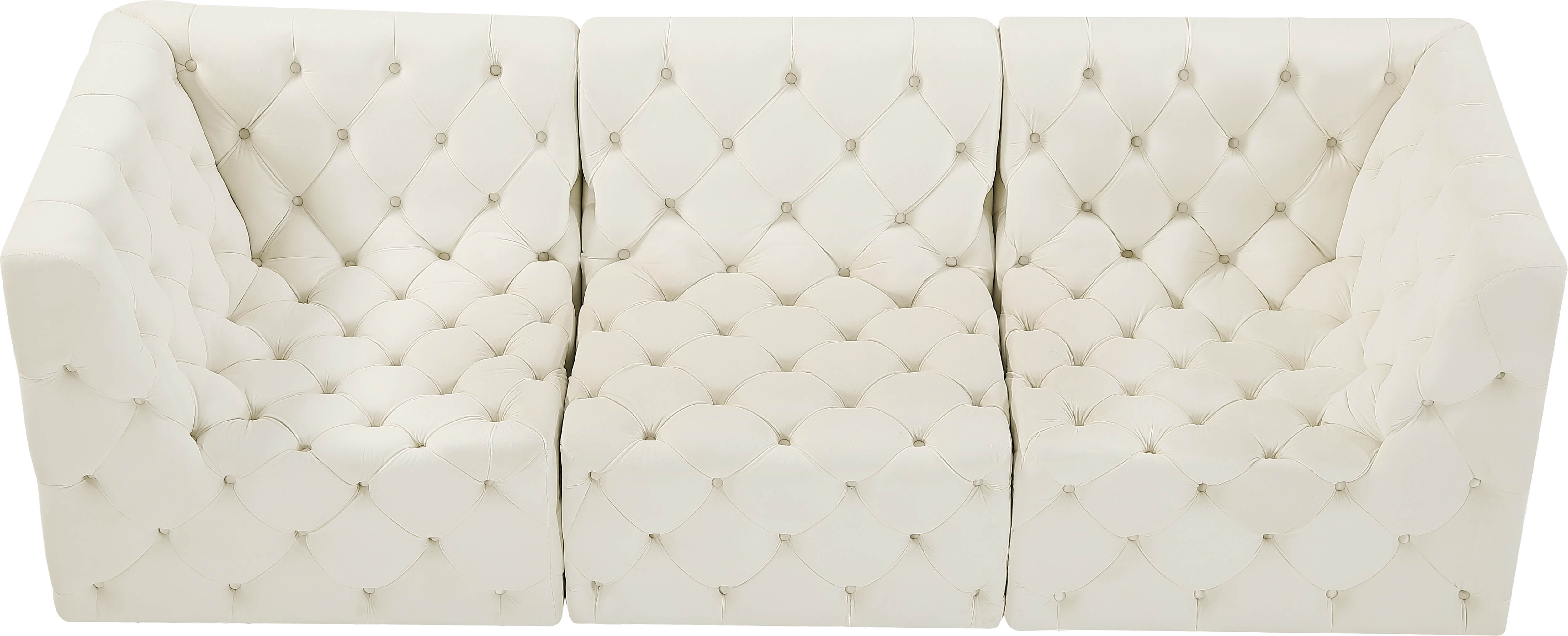 Tuft 99" Velvet Modular Sofa