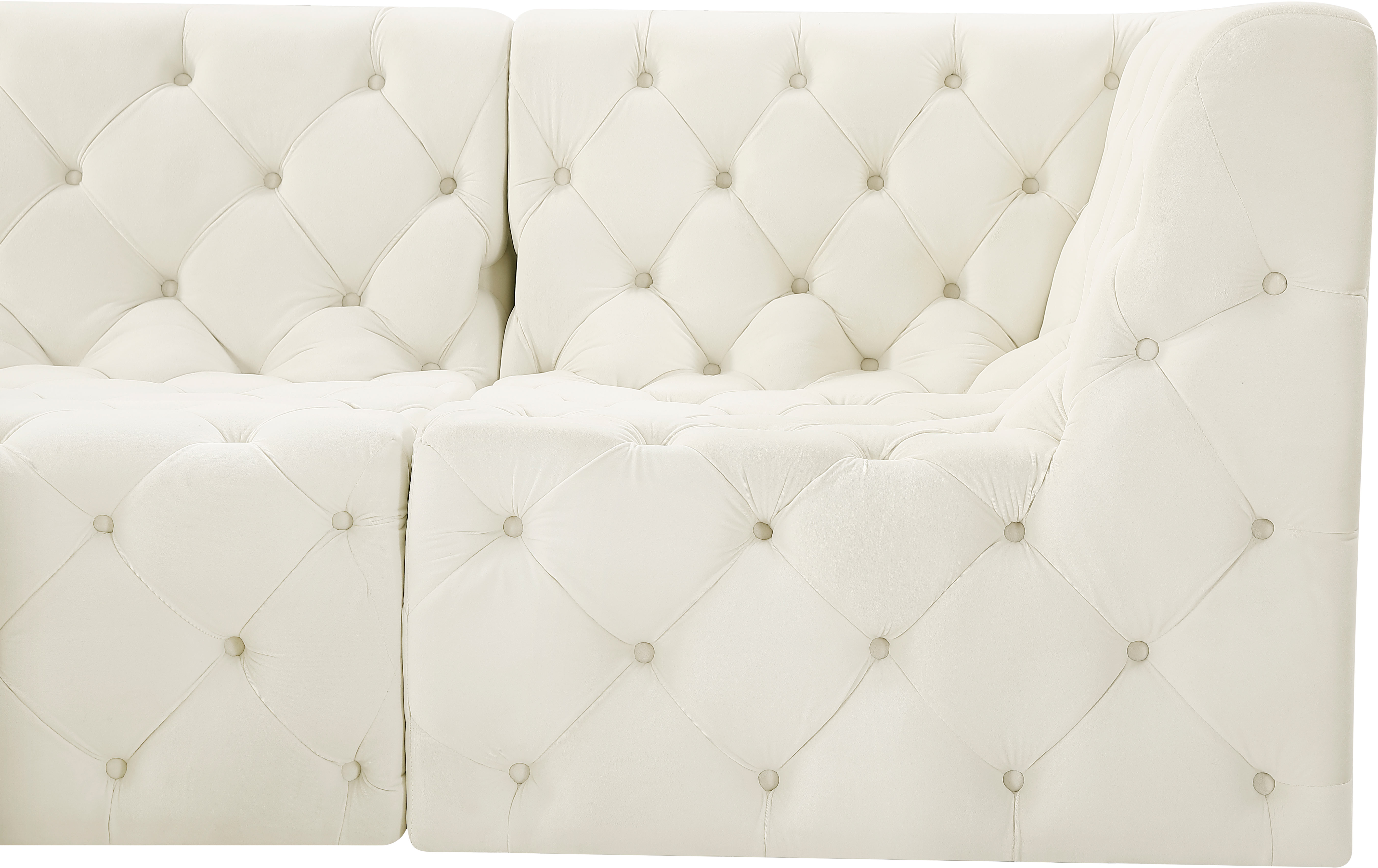 Tuft 99" Velvet Modular Sofa