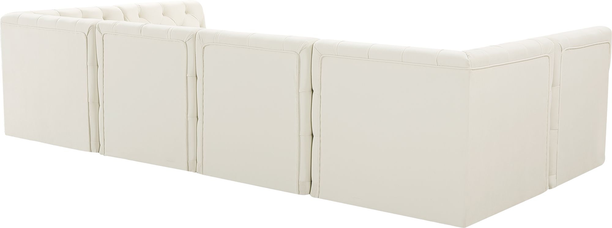 Tuft 128" 6-Piece Velvet Modular U-Shape Sectional