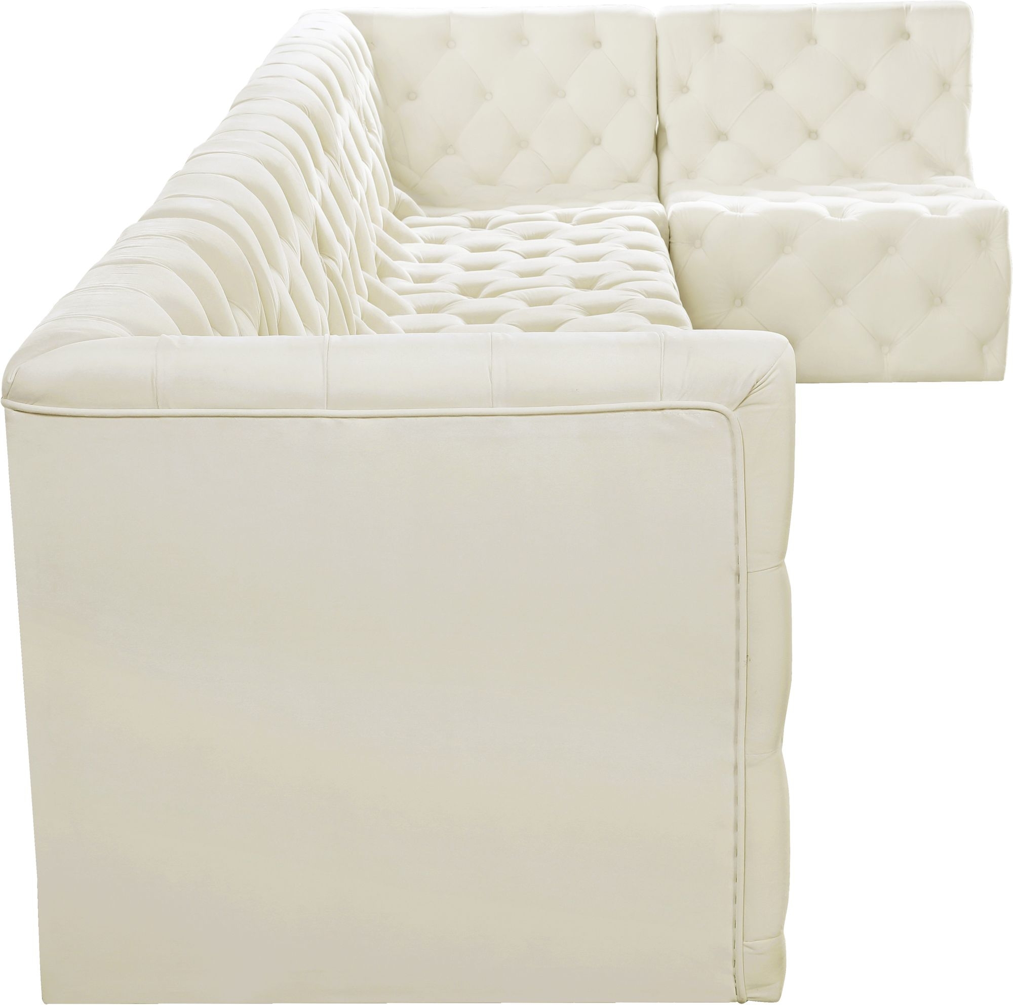 Tuft 157" 6-Piece Velvet Modular Sectional