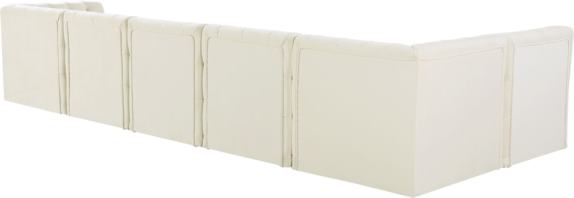 Tuft 157" 6-Piece Velvet Modular Sectional