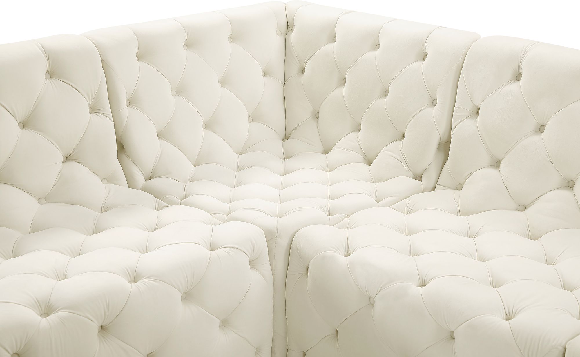 Tuft 157" 7-Piece Velvet Modular Sectional