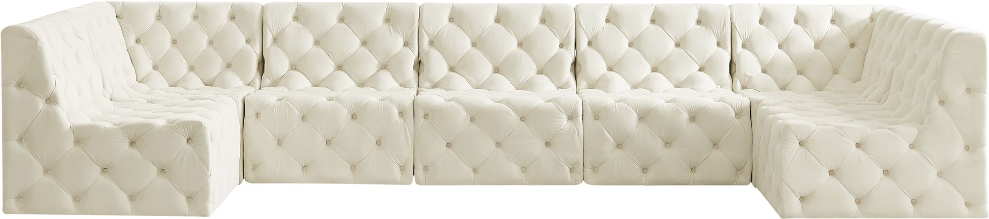 Tuft 157" 7-Piece Velvet Modular Sectional