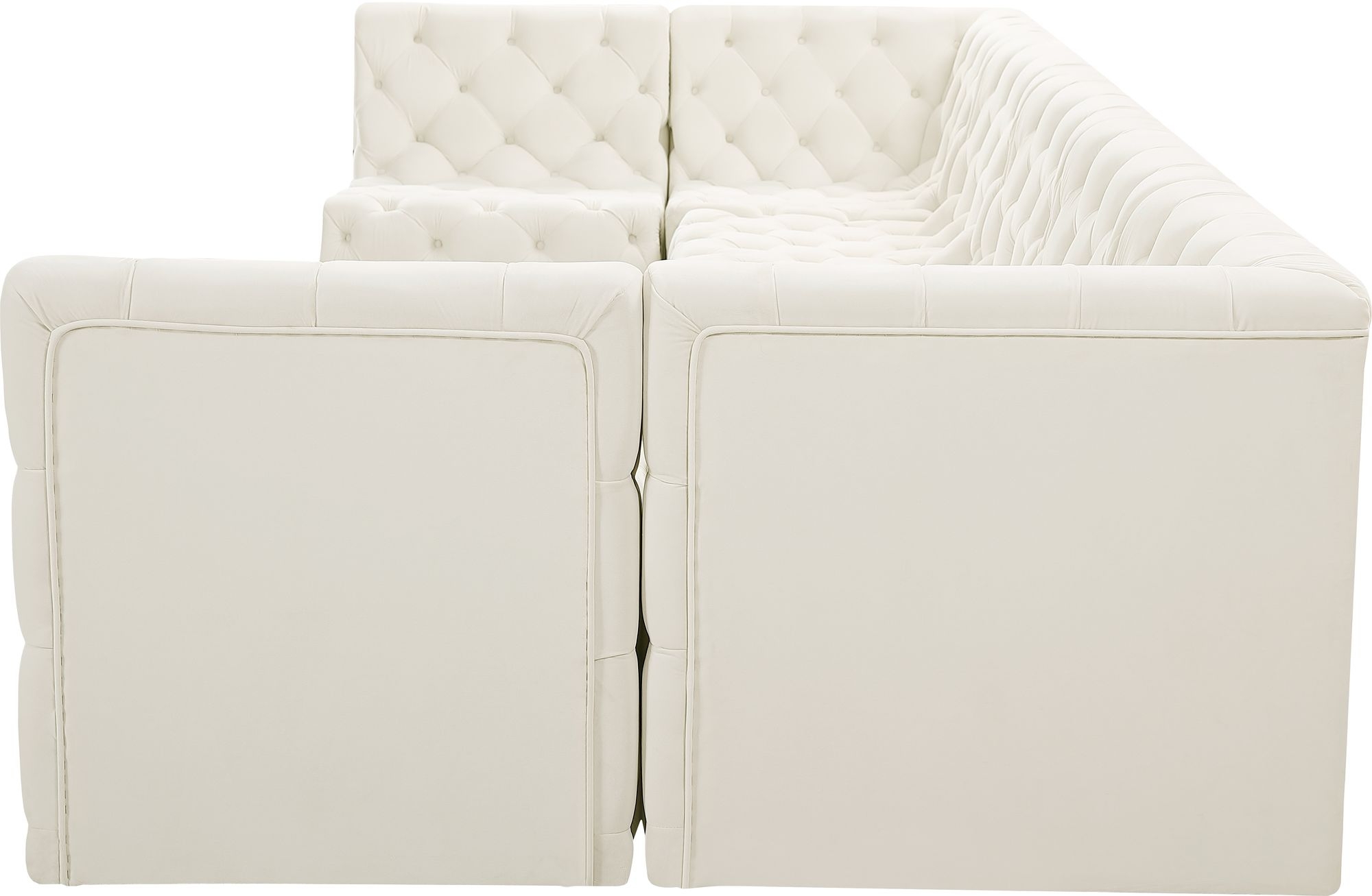 Tuft 157" 7-Piece Velvet Modular Sectional
