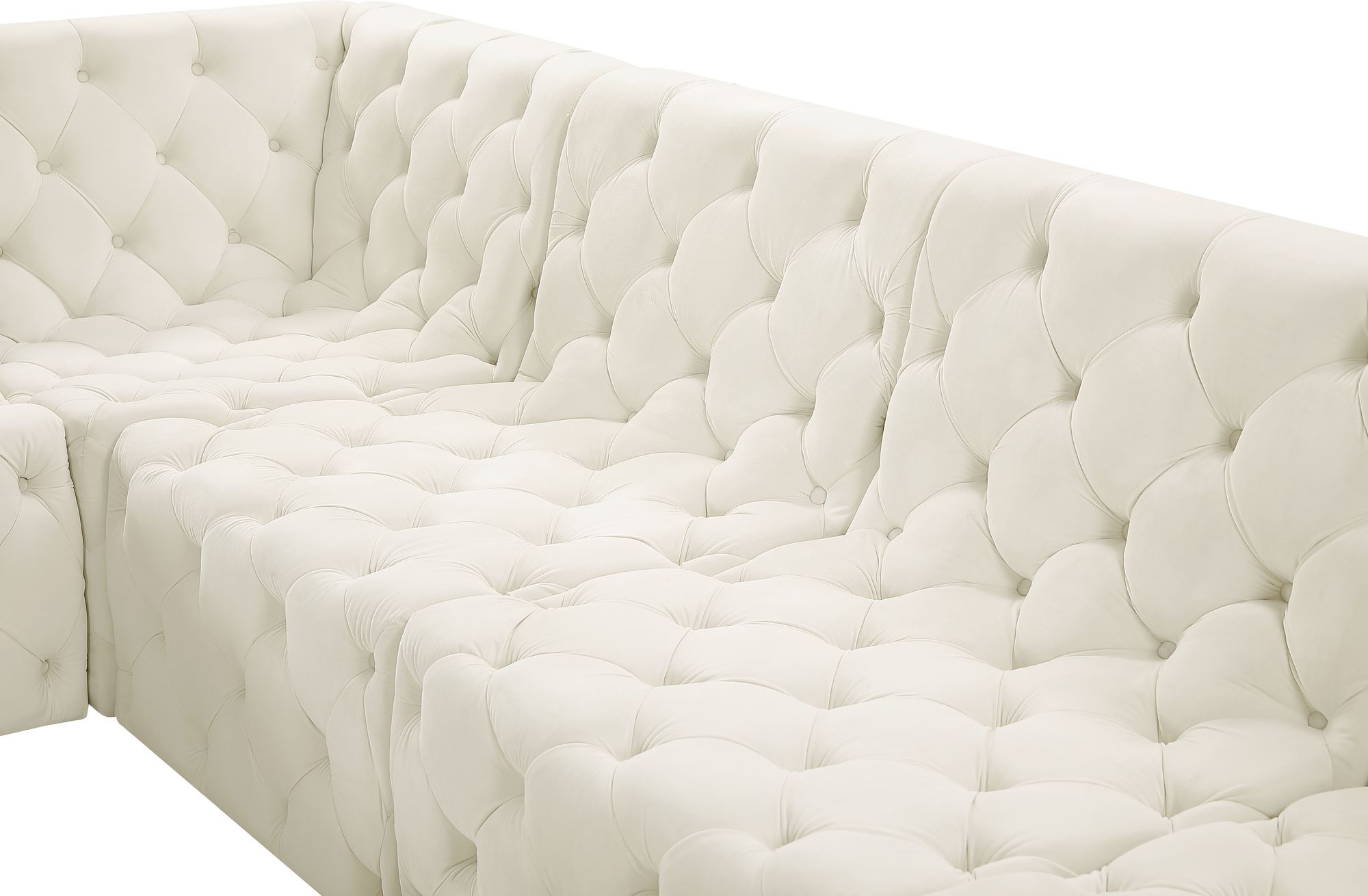 Tuft 157" 7-Piece Velvet Modular Sectional