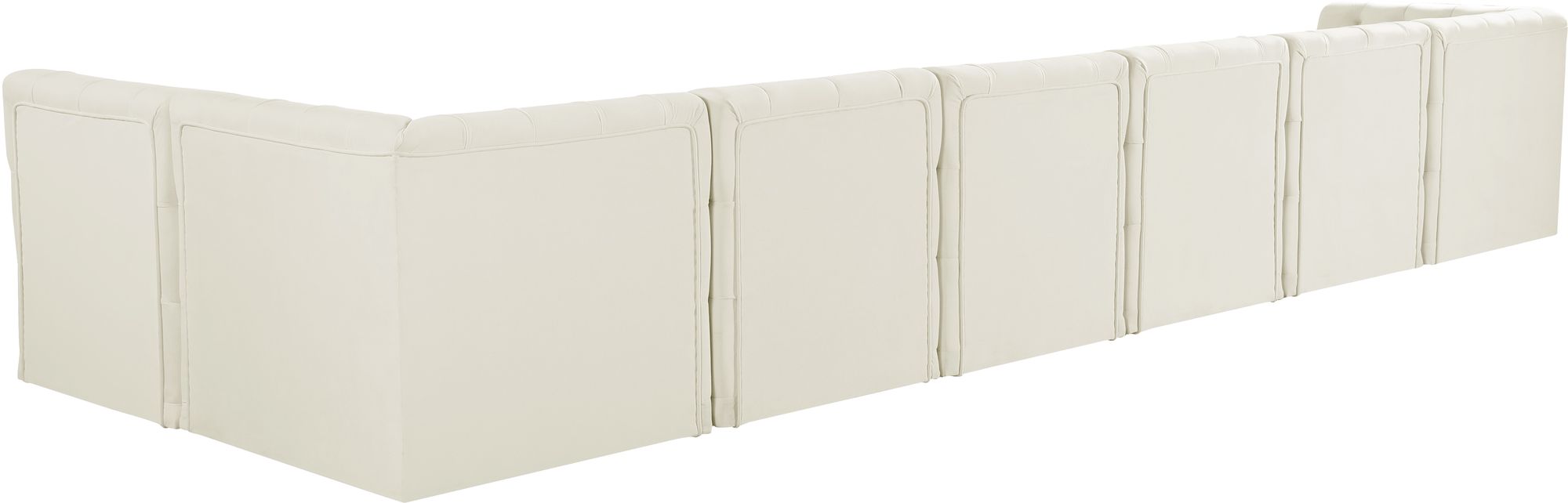 Tuft 186" 7-Piece Velvet Modular Sectional
