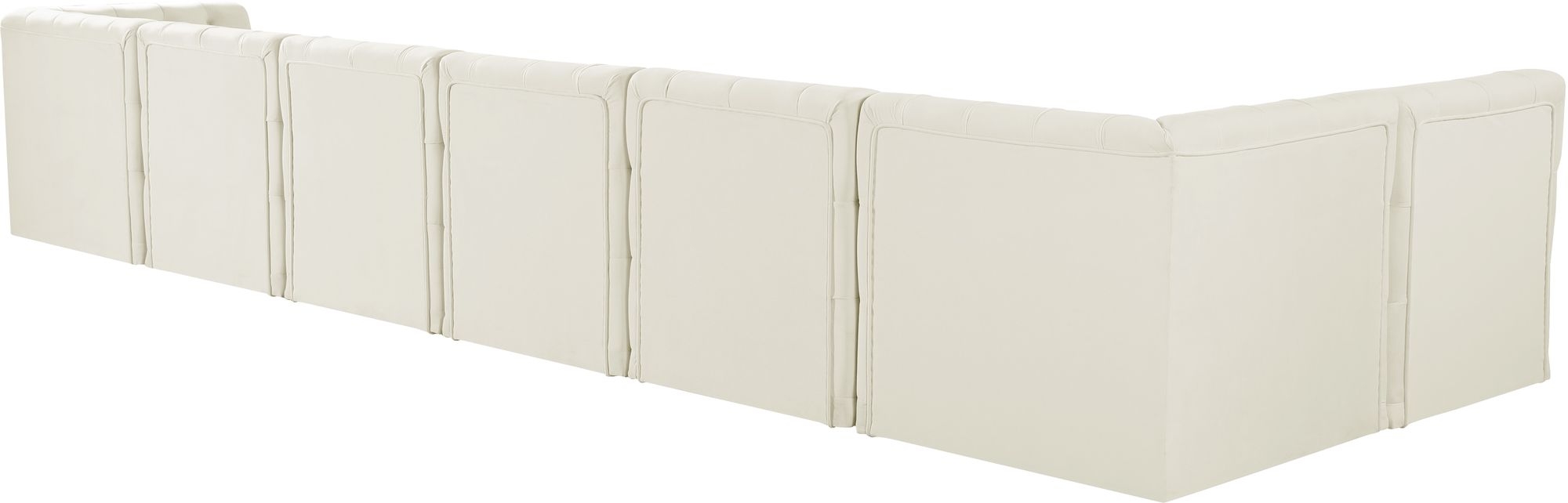Tuft 186" 7-Piece Velvet Modular Sectional