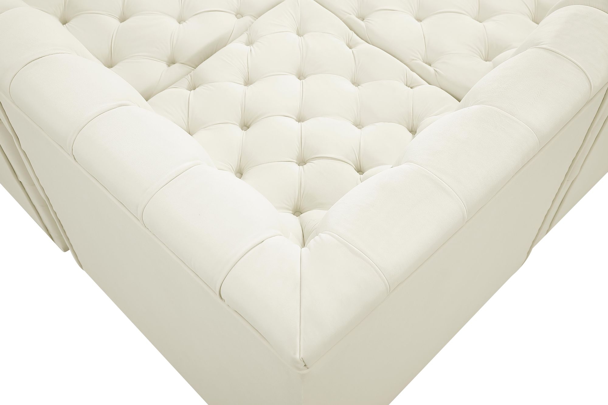 Tuft 215" 8-Piece Velvet Modular Sectional