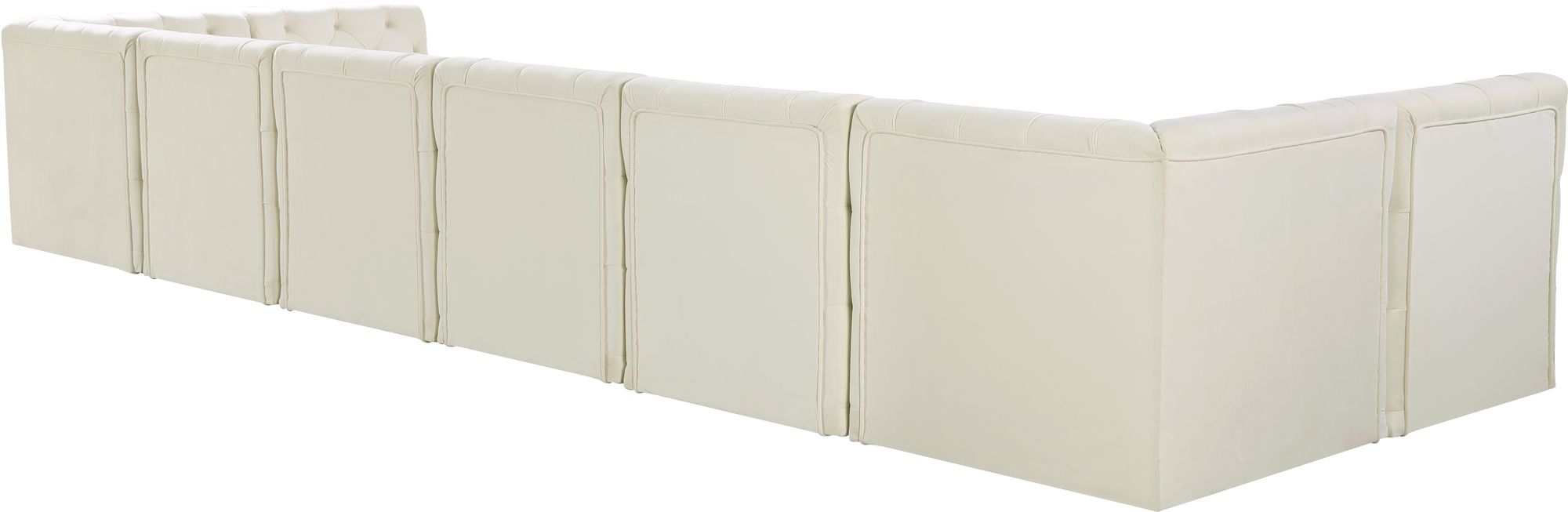 Tuft 215" 8-Piece Velvet Modular Sectional