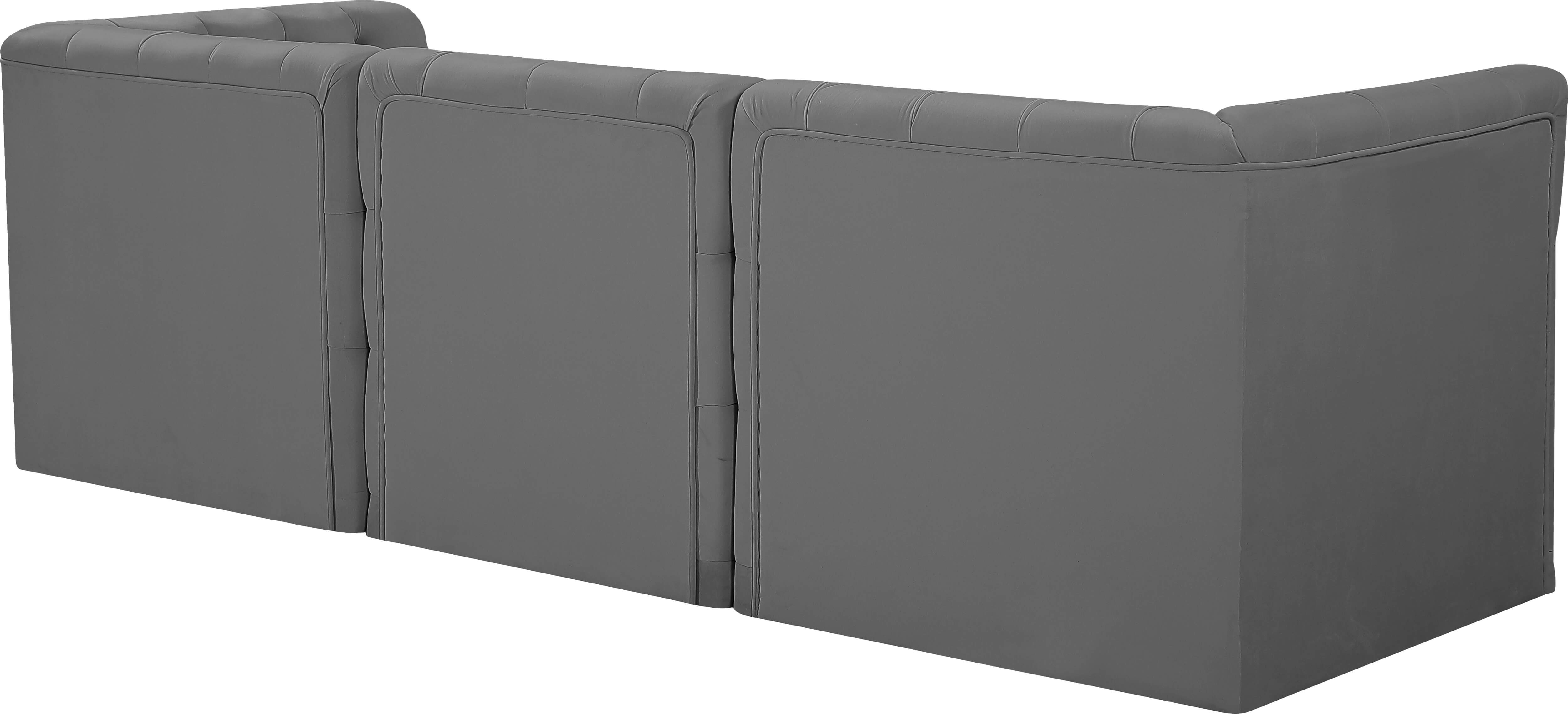 Tuft 99" Velvet Modular Sofa