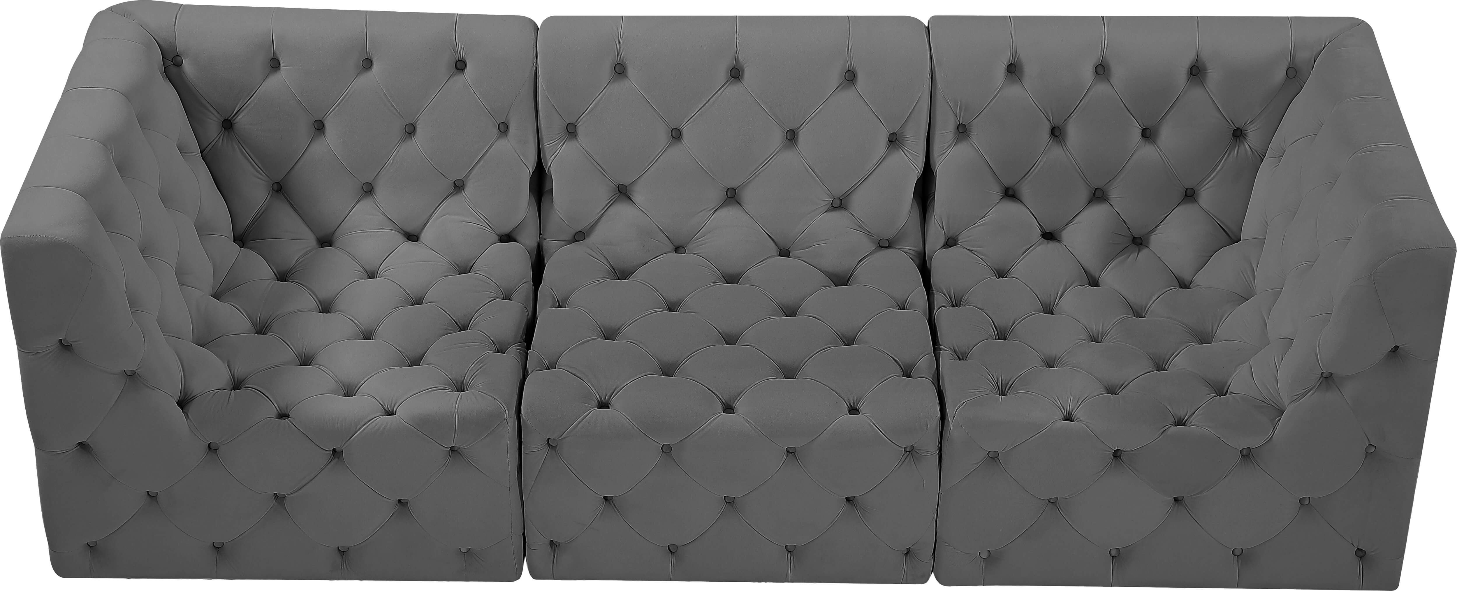 Tuft 99" Velvet Modular Sofa