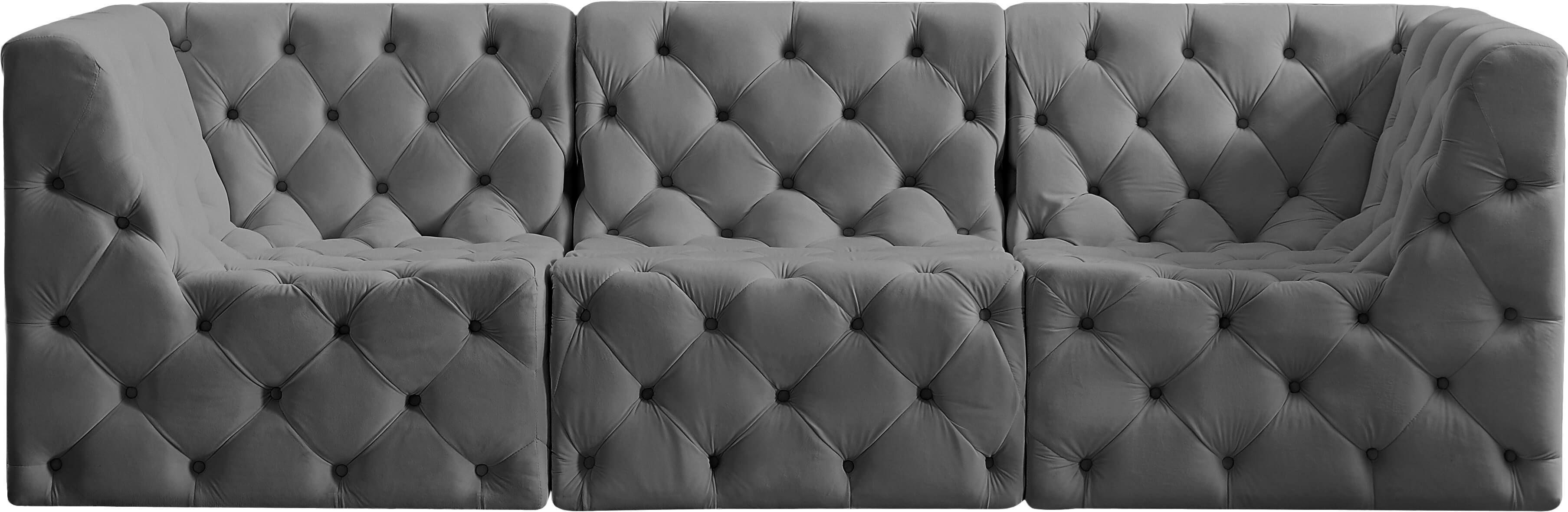 Tuft 99" Velvet Modular Sofa