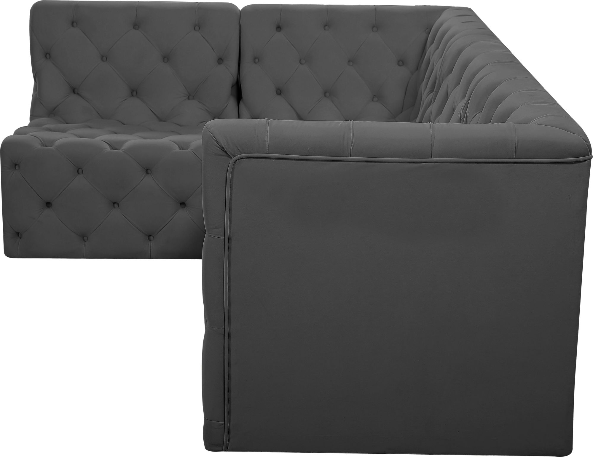 Tuft 99" 4-Piece Velvet Modular Sectional