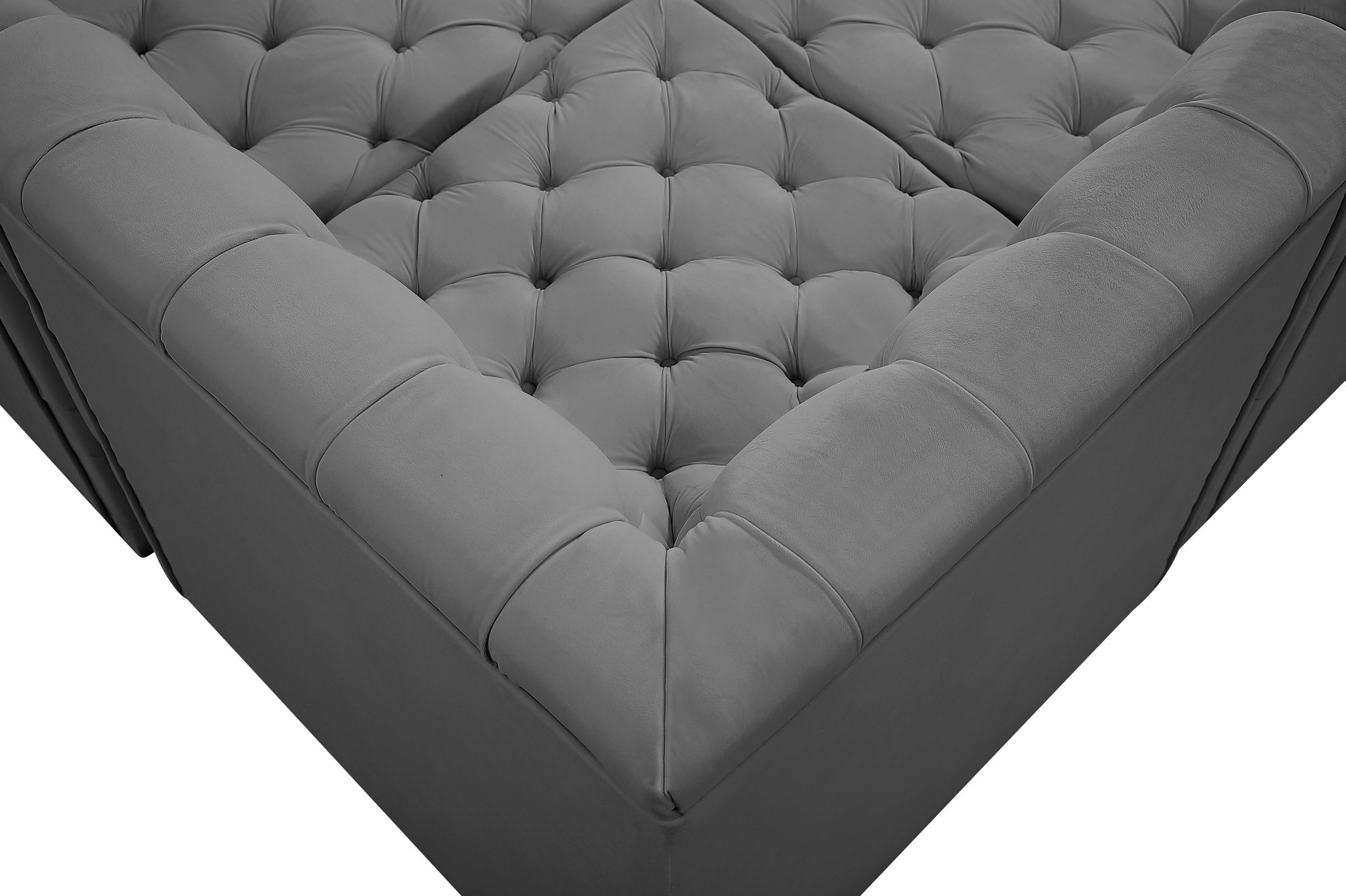 Tuft 157" 6-Piece Velvet Modular Sectional