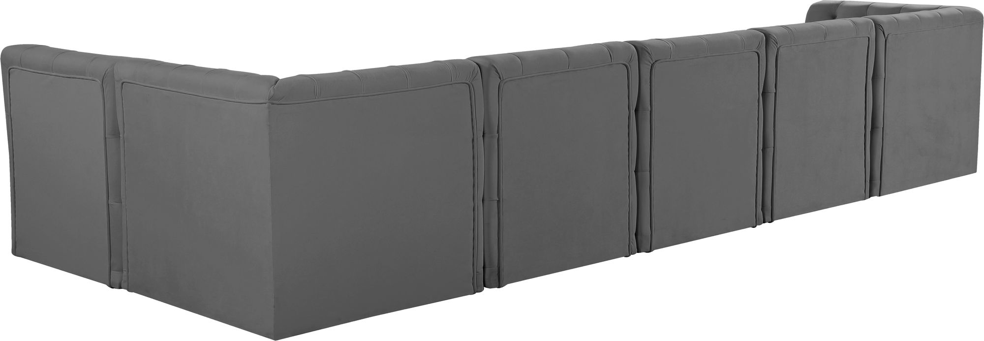 Tuft 157" 6-Piece Velvet Modular Sectional