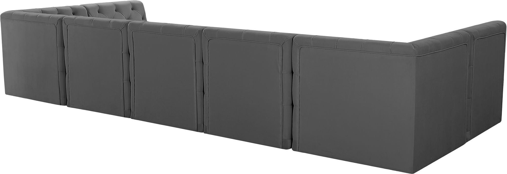 Tuft 157" 7-Piece Velvet Modular Sectional