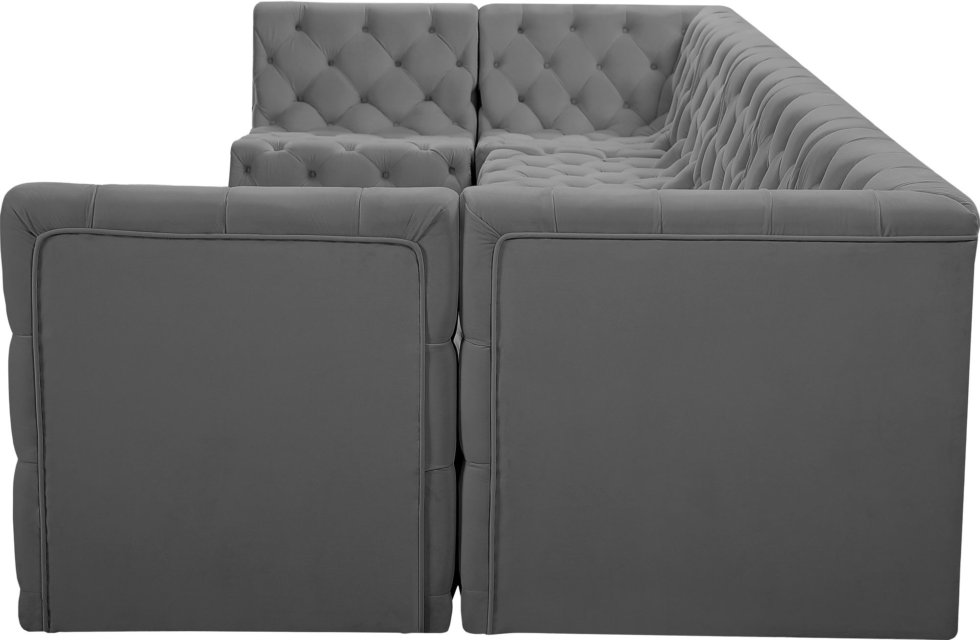 Tuft 157" 7-Piece Velvet Modular Sectional