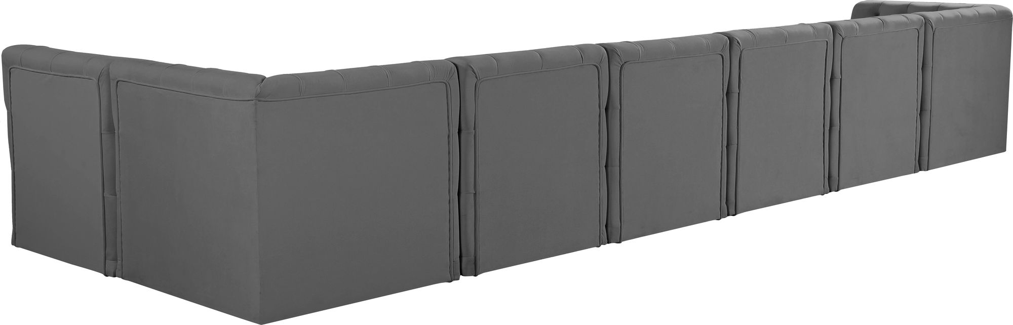 Tuft 186" 7-Piece Velvet Modular Sectional